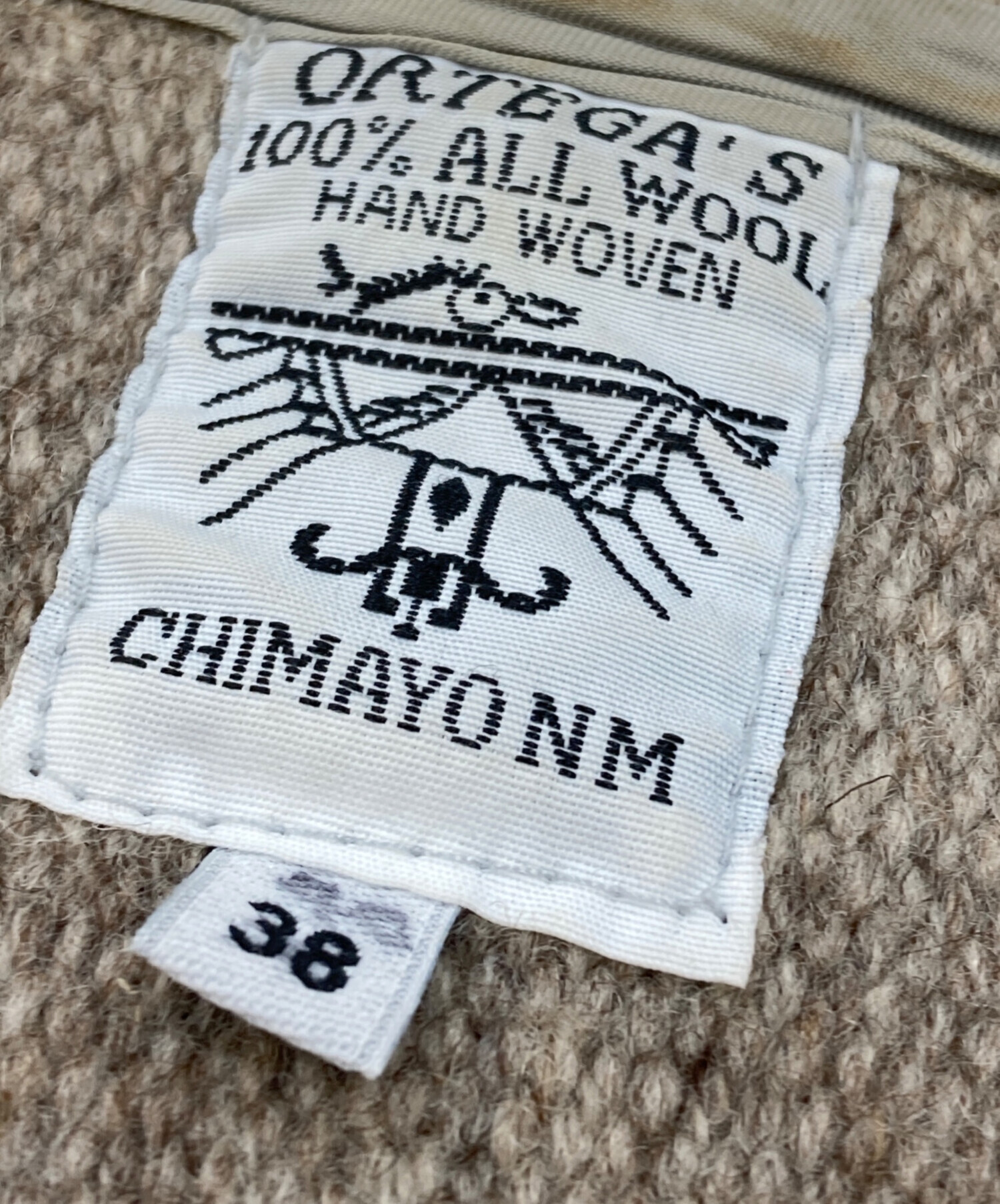 中古・古着通販】ORTEGA'S (オルテガ) チマヨベスト ベージュ サイズ