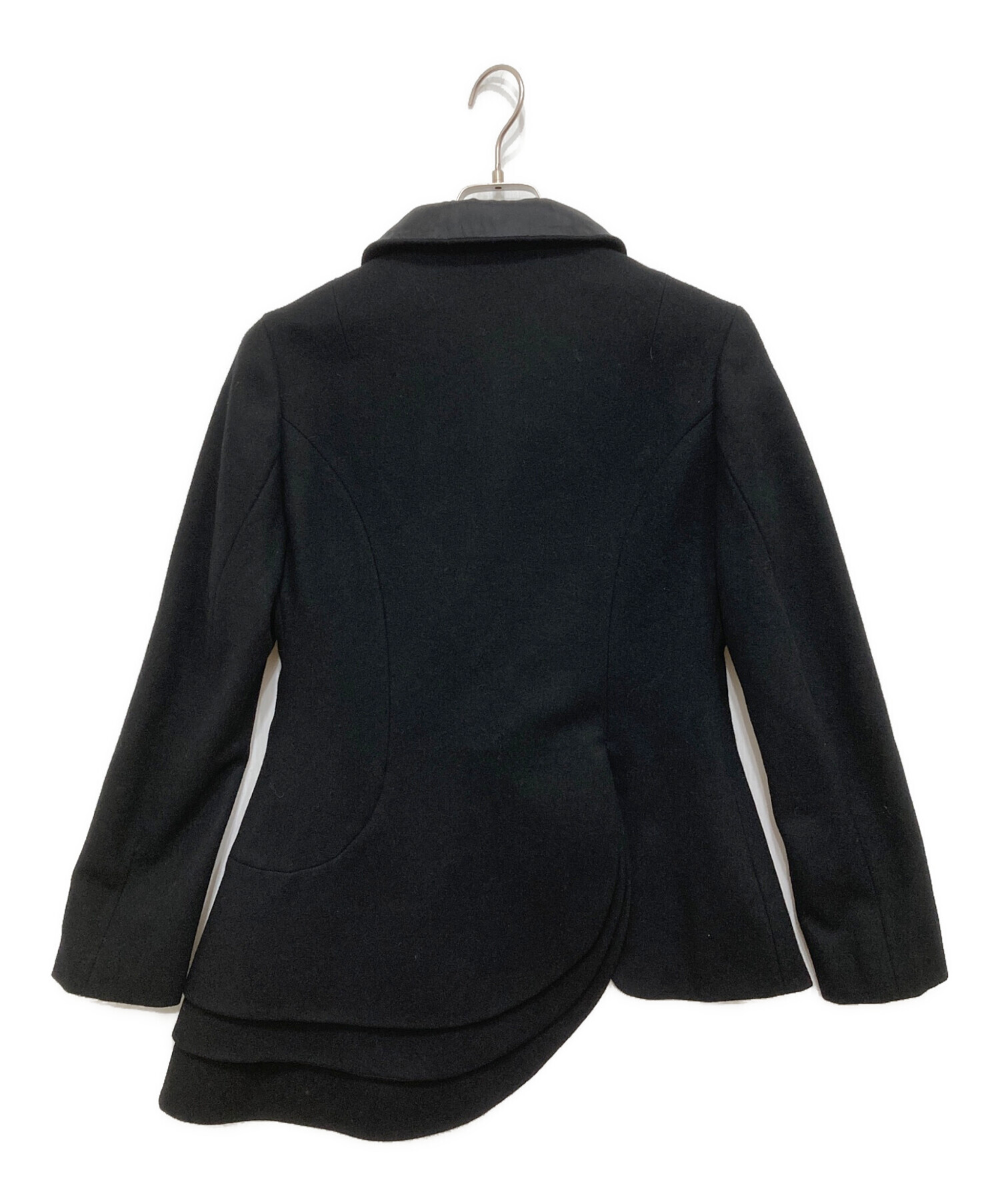 ヨウジヤマモト FEMMEファム ウール バック変形ジャケット 中古・古着通販】YOHJI YAMAMOTO FEMME (ヨウジヤマモトファム) ウール