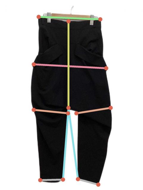 中古・古着通販】LIMI feu (リミフゥ) サルエルパンツ ブラック サイズ