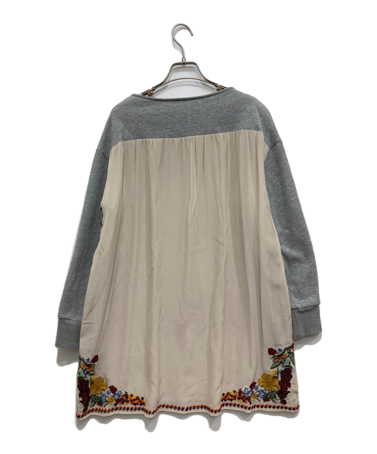 中古・古着通販】BEARDSLEY (ビアズリー) スウェットワンピース グレー