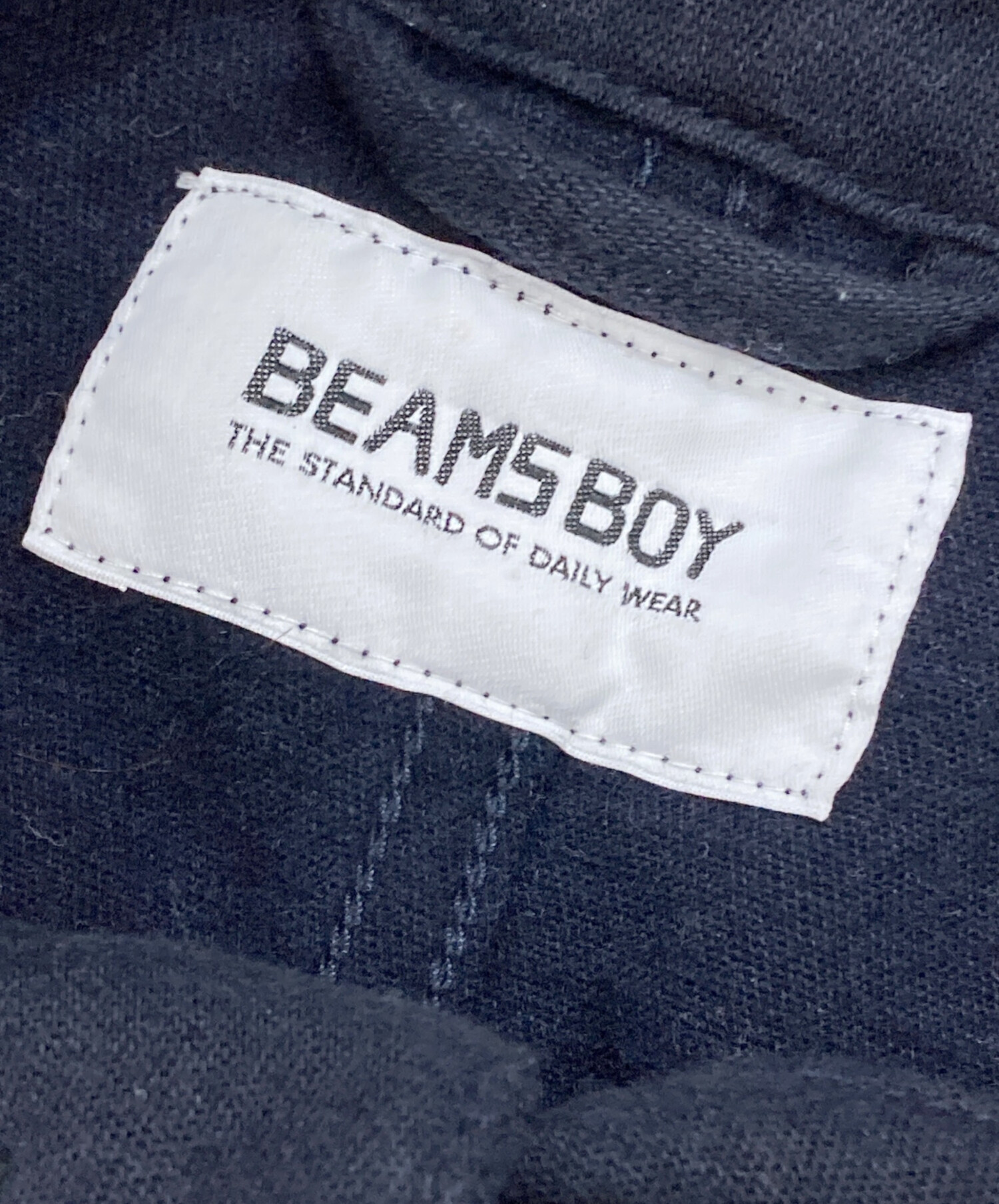 中古・古着通販】BEAMS BOY (ビームスボーイ) ウール混ノーカラー