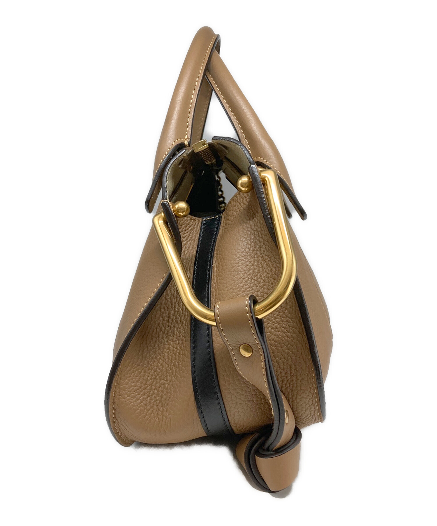 中古・古着通販】Chloe (クロエ) HAYLEY/2WAYトートバッグ ベージュ