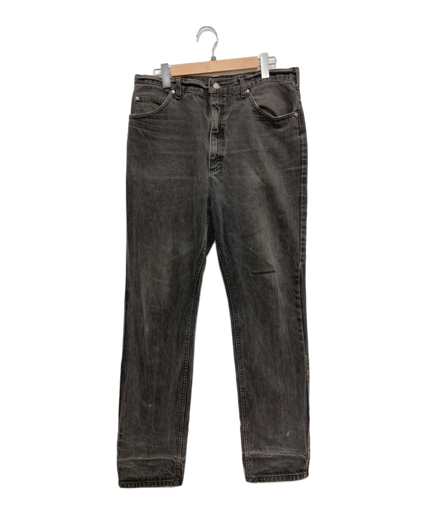 中古・古着通販】LEE (リー) デニムパンツ ブラック サイズ:91cm (W36 