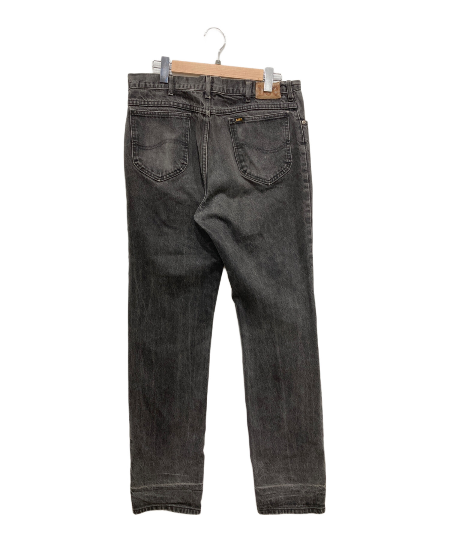 中古・古着通販】LEE (リー) デニムパンツ ブラック サイズ:91cm (W36 