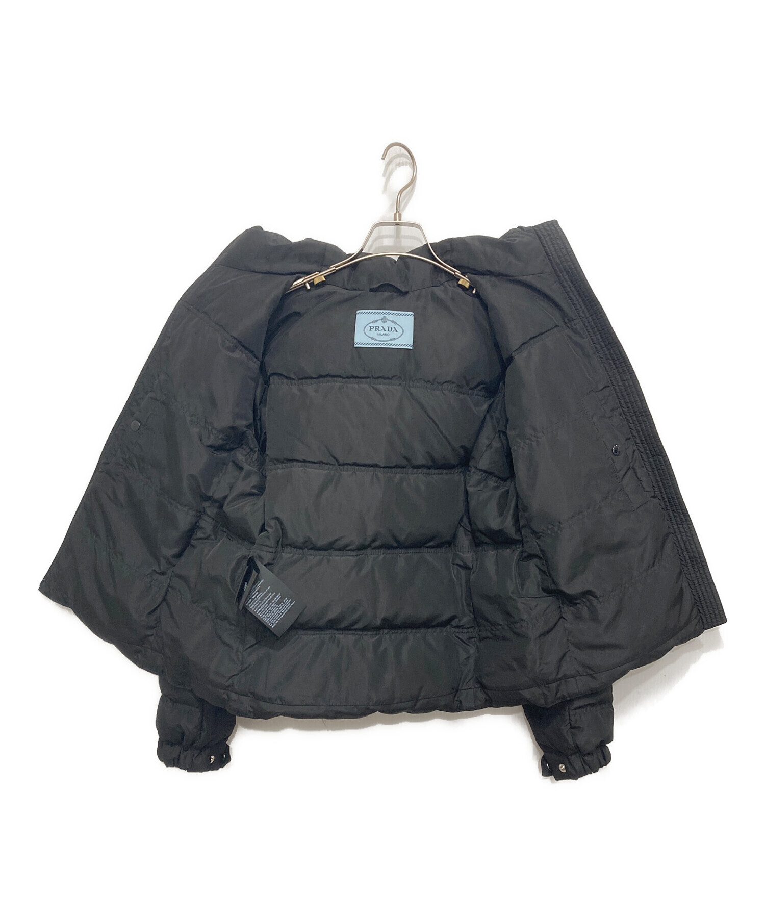 中古・古着通販】PRADA (プラダ) 三角ロゴプレート付きダウン