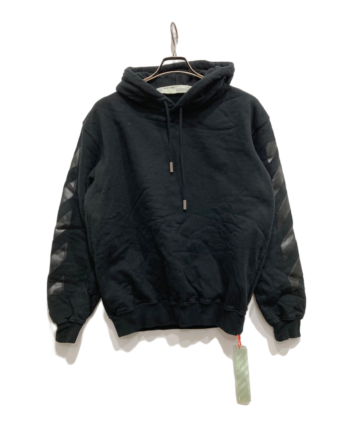 中古・古着通販】OFFWHITE (オフホワイト) クロスアローロゴパーカー 中古・古着通販】OFFWHITE (オフホワイト) クロスアローロゴパーカー