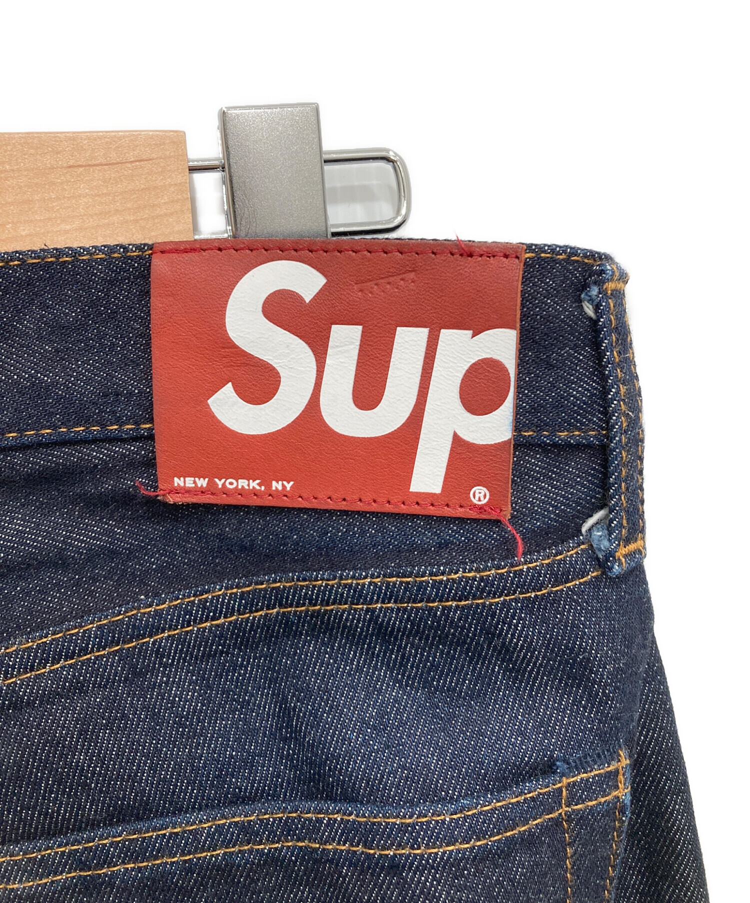 中古・古着通販】SUPREME (シュプリーム) Rigid Slim Jean インディゴ