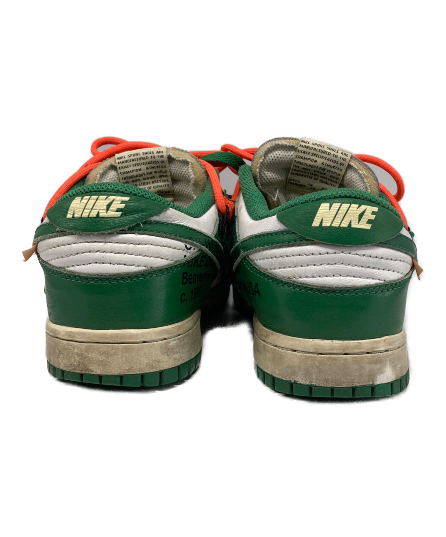 中古・古着通販】NIKE (ナイキ) NIKE DUNK LOW LTHR / OW グリーン 