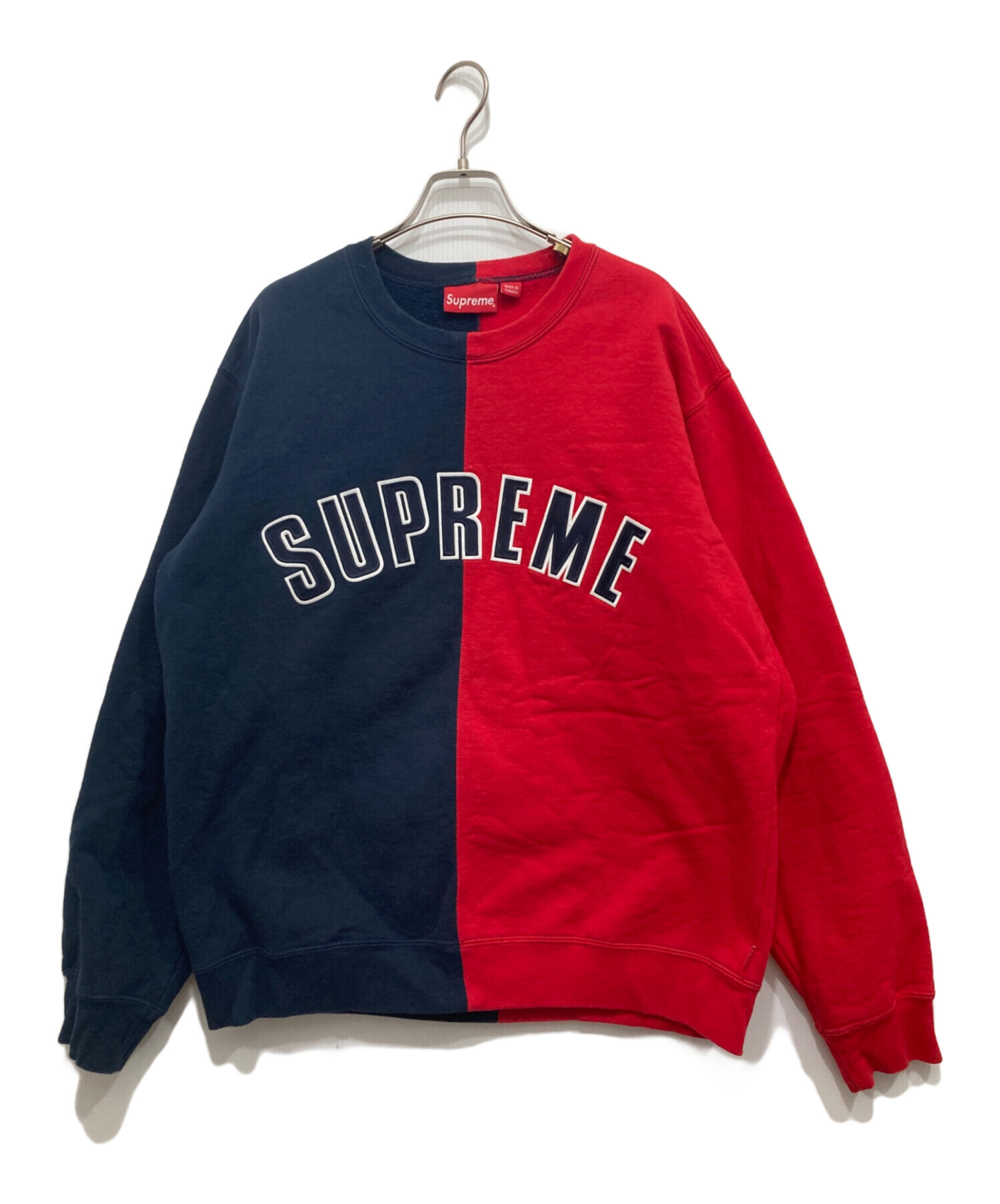 中古・古着通販】Supreme (シュプリーム) Split crewneck sweatshirt 