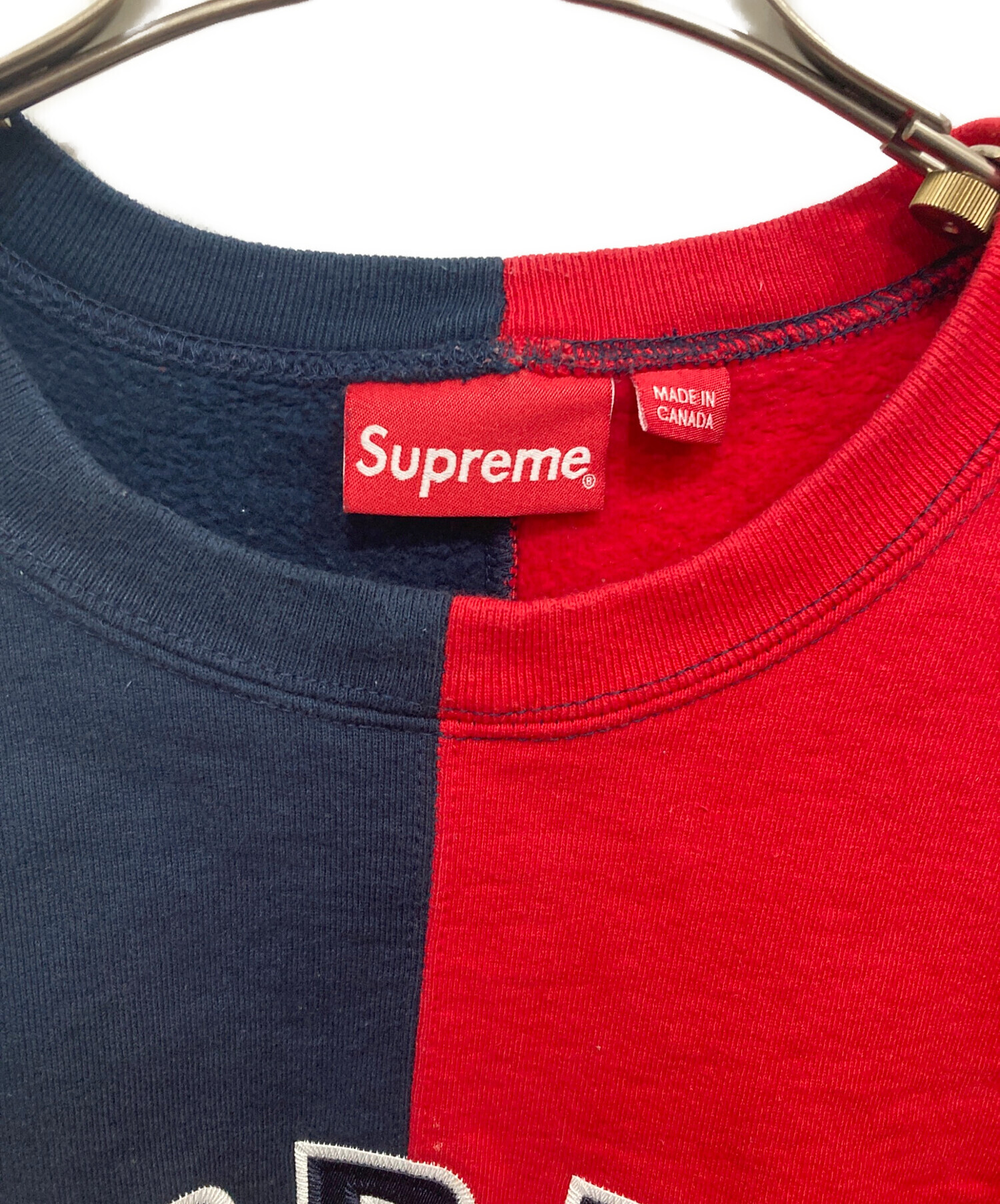 中古・古着通販】Supreme (シュプリーム) Split crewneck sweatshirt 