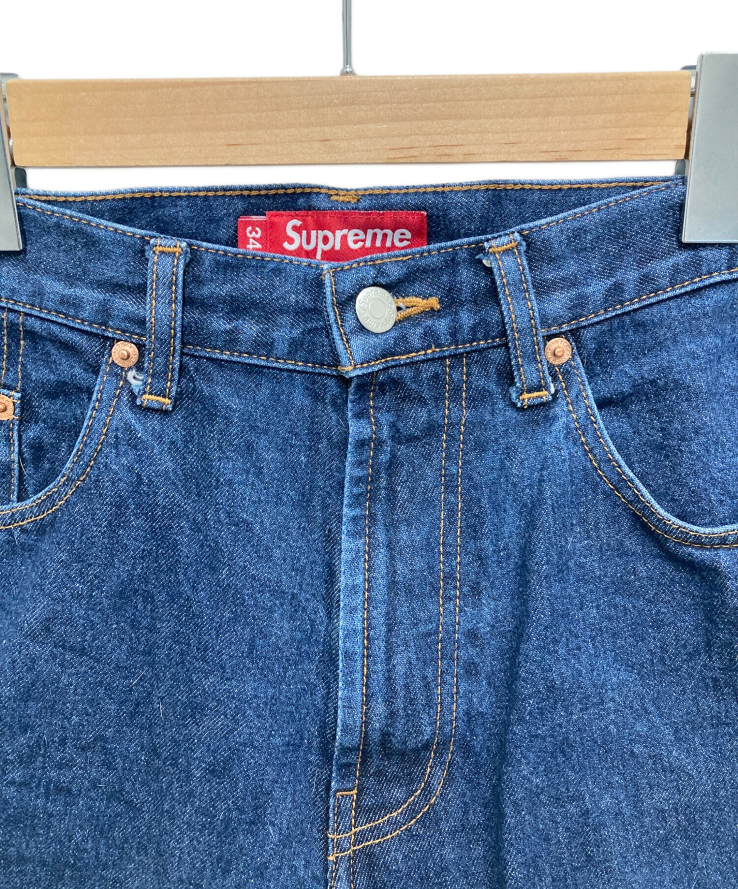 中古・古着通販】SUPREME (シュプリーム) Rigid Baggy Selvedge Denim