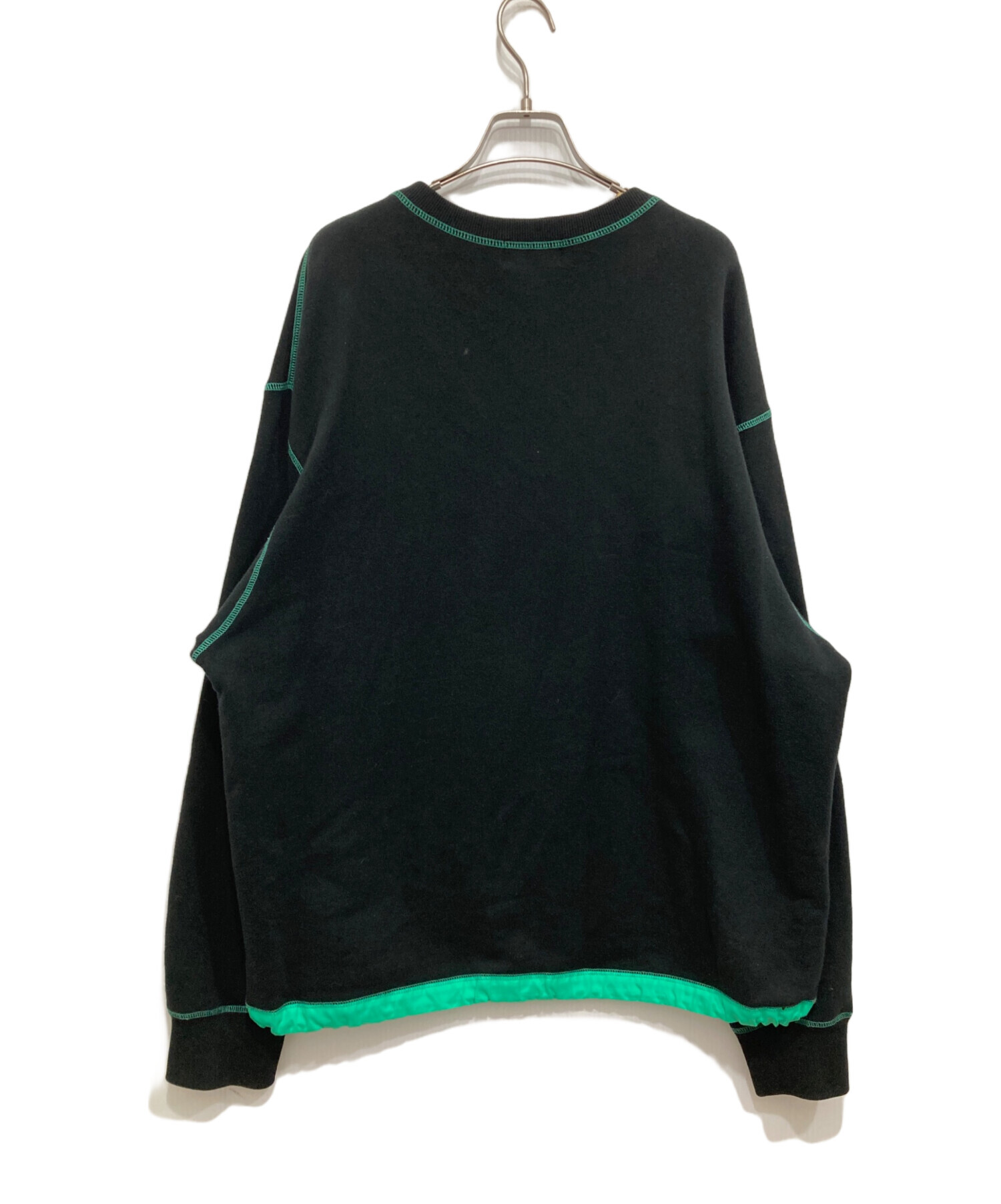 中古・古着通販】KOLOR (カラー) ロゴプリントスウェット ブラック 
