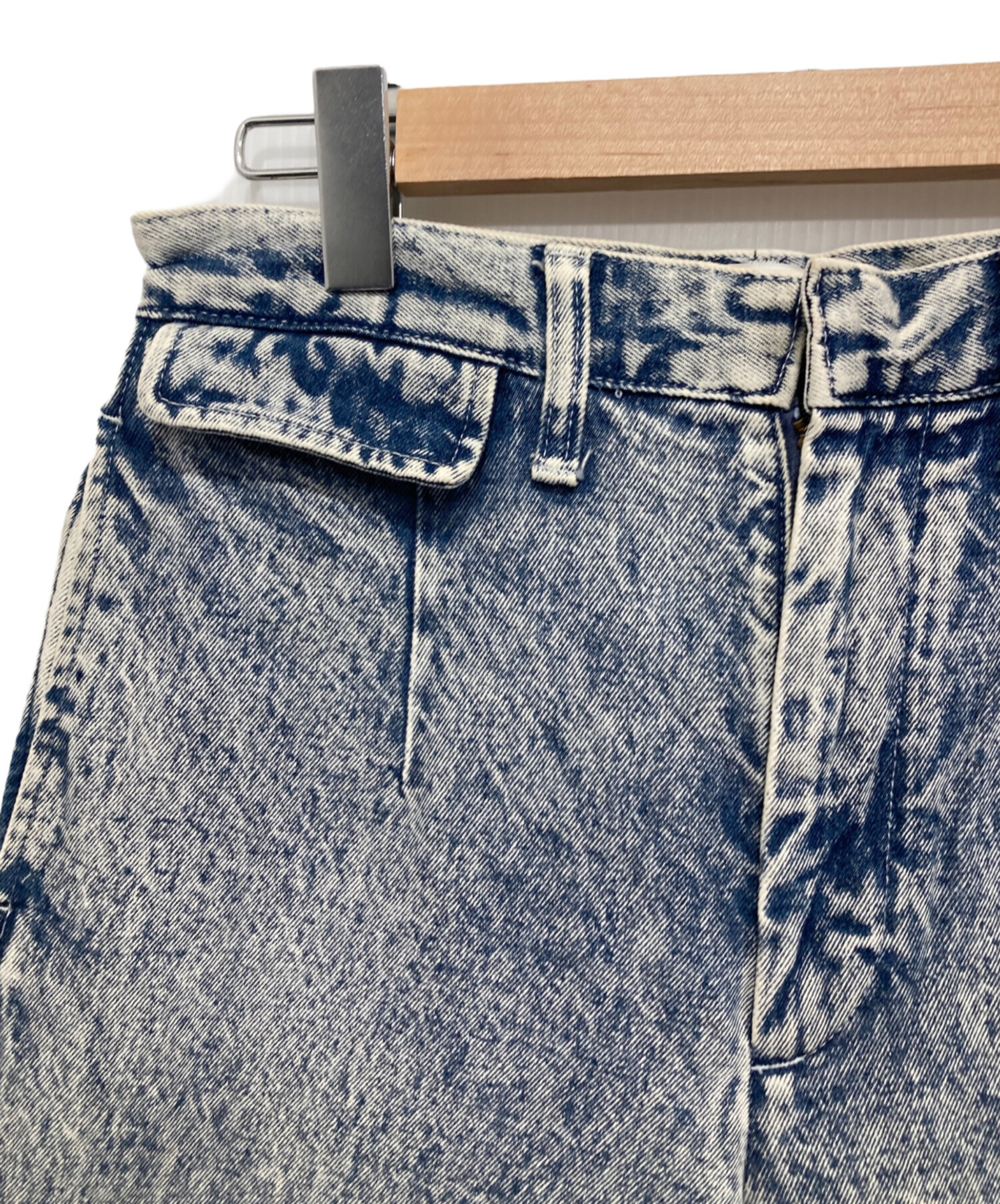 中古・古着通販】TOGA PULLA (トーガ プルラ) BLEACH DENIM WIDE PANTS