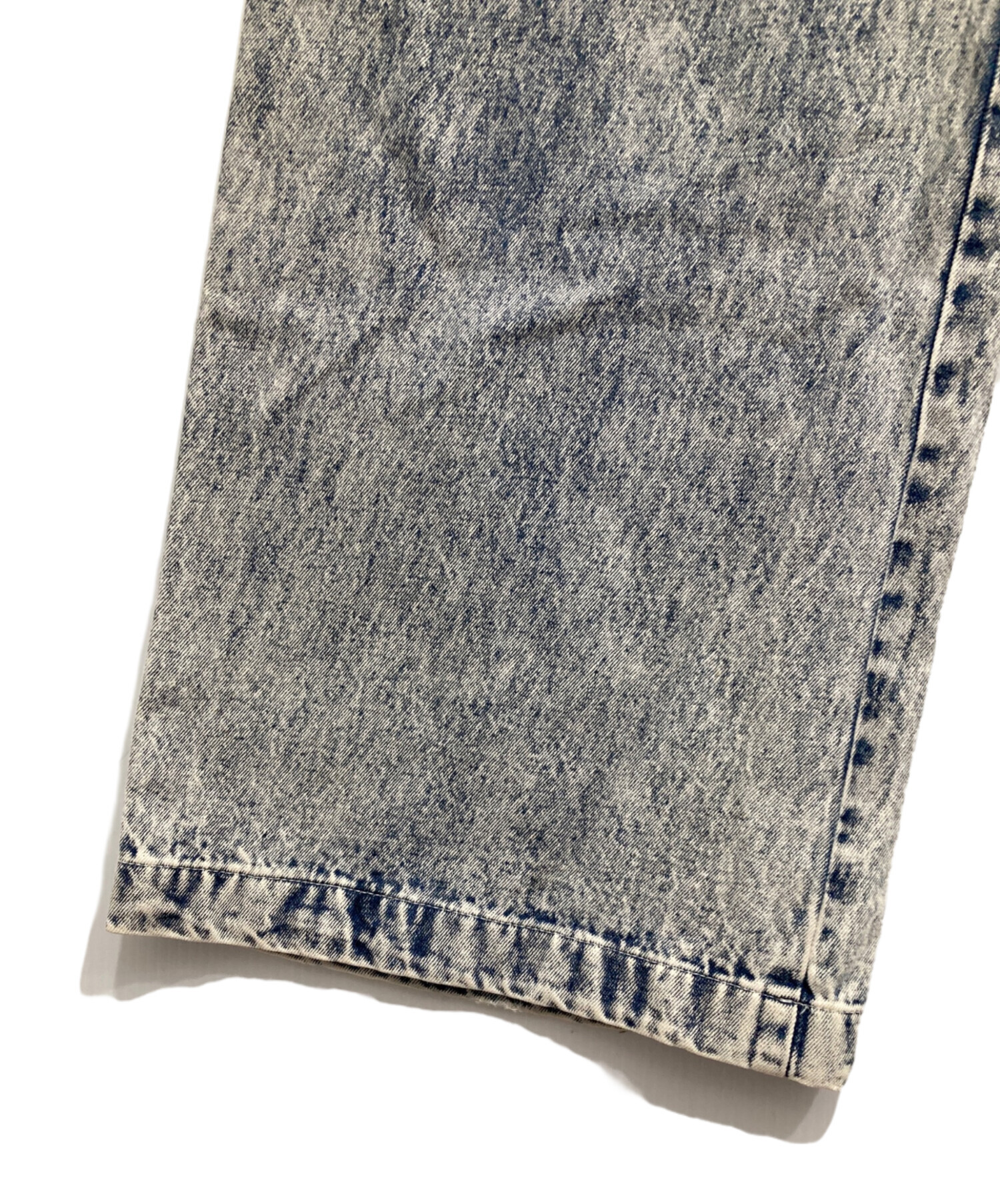 中古・古着通販】TOGA PULLA (トーガ プルラ) BLEACH DENIM WIDE PANTS