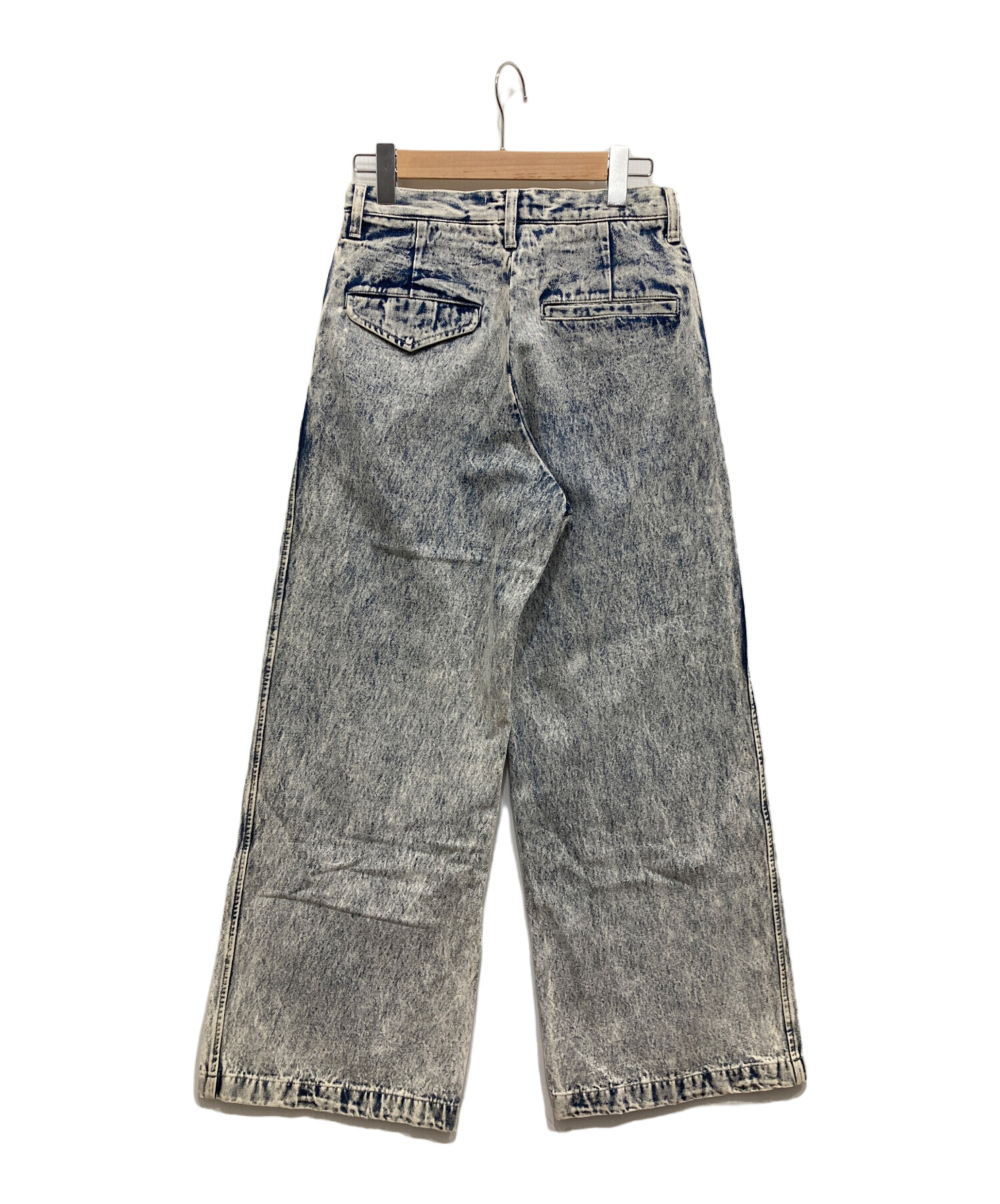 中古・古着通販】TOGA PULLA (トーガ プルラ) BLEACH DENIM WIDE PANTS