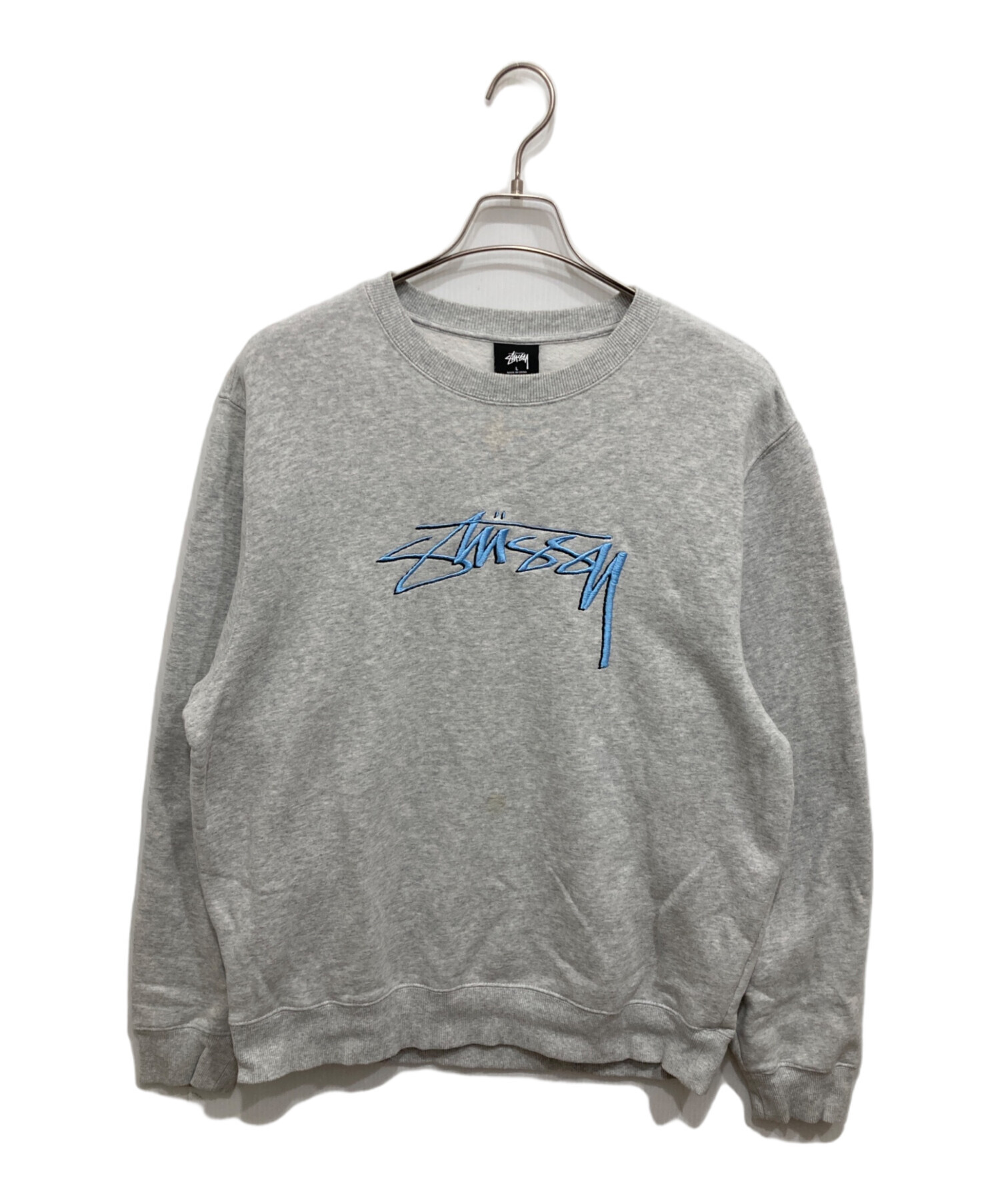 中古・古着通販】stussy (ステューシー) SMOOTH STOCK APPLIQUE CREW