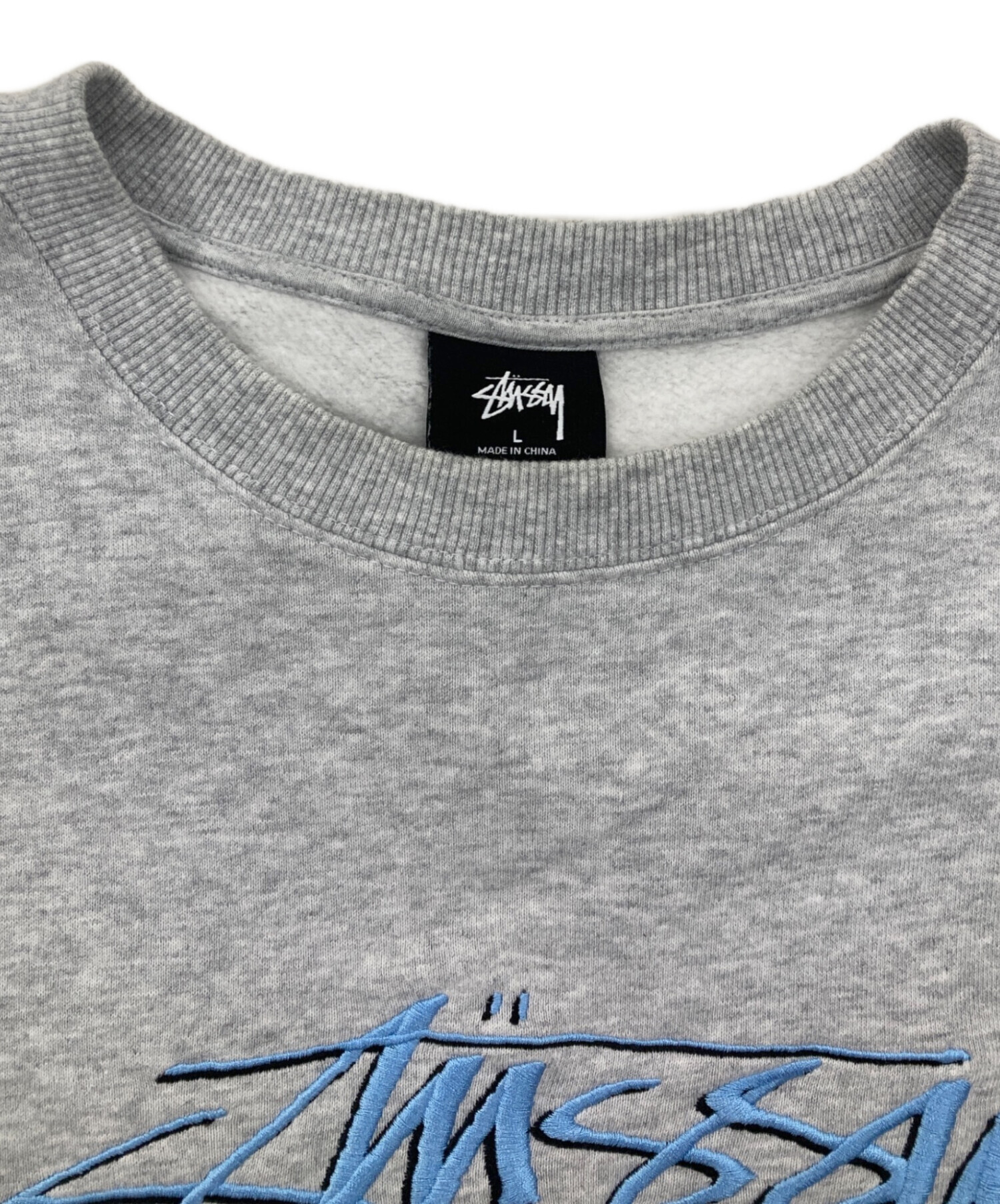 中古・古着通販】stussy (ステューシー) SMOOTH STOCK APPLIQUE CREW