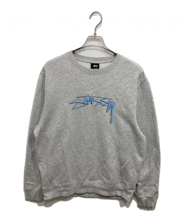 中古・古着通販】stussy (ステューシー) SMOOTH STOCK APPLIQUE CREW