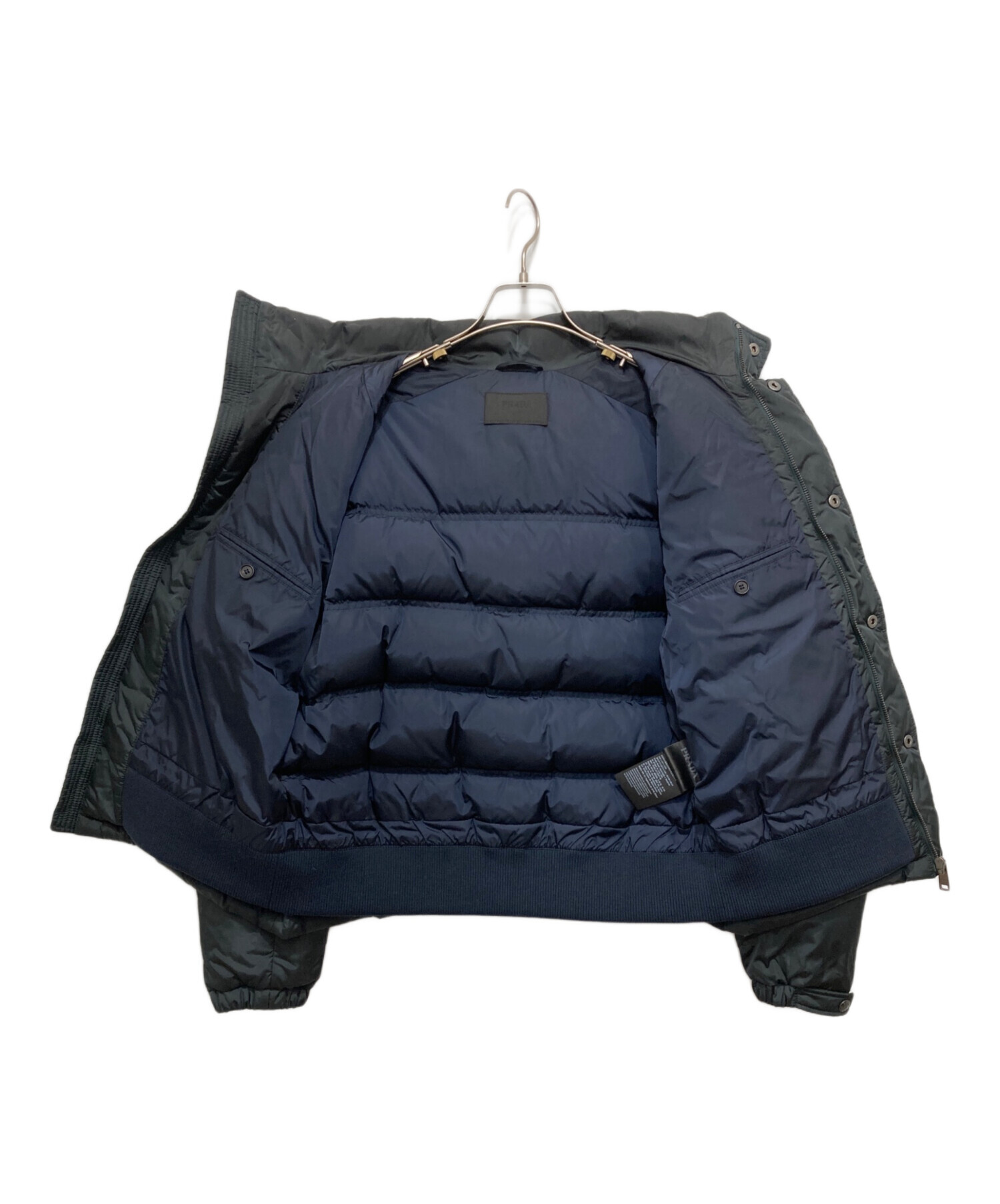 中古・古着通販】PRADA (プラダ) ダウンジャケット グリーン サイズ:48 