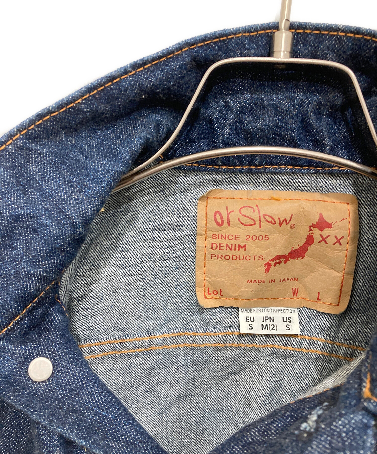 中古・古着通販】orSlow (オアスロウ) 3rd デニムジャケット 