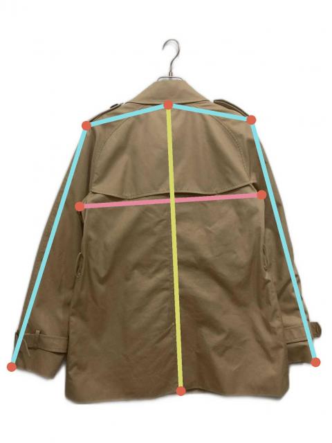 中古・古着通販】COACH (コーチ) ショートトレンチコート ベージュ