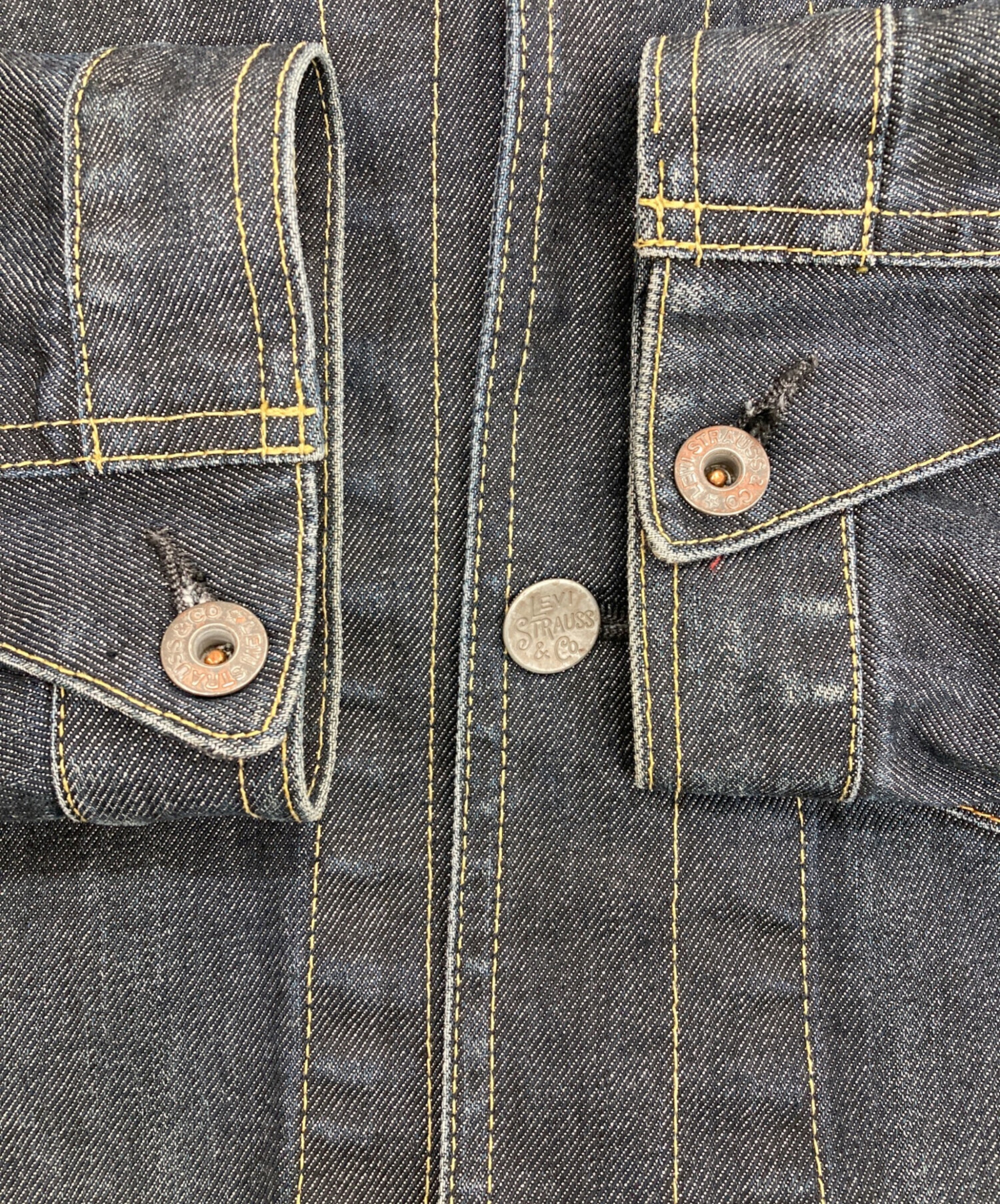 中古・古着通販】LEVI'S (リーバイス) デニムカバーオール ネイビー