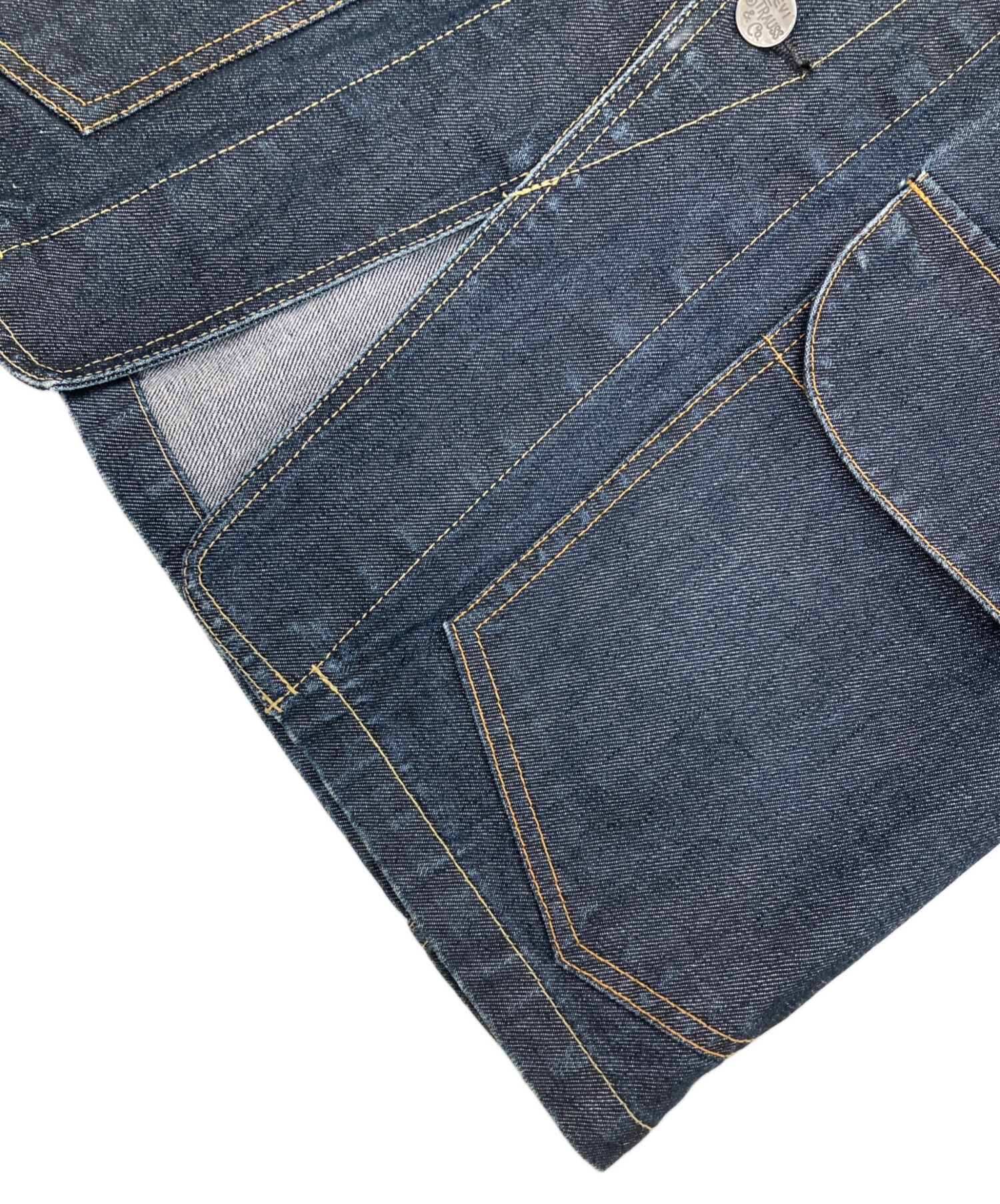 中古・古着通販】LEVI'S (リーバイス) デニムカバーオール ネイビー