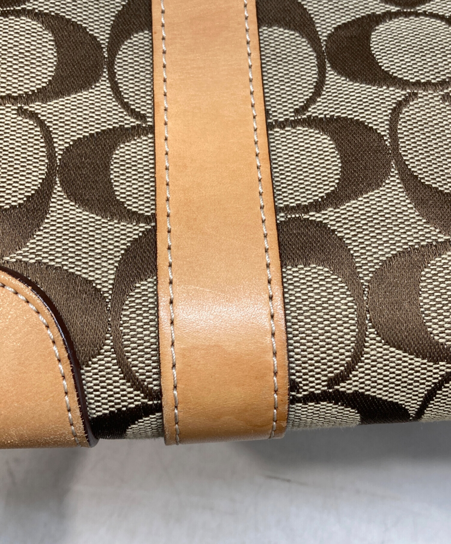 中古・古着通販】COACH (コーチ) トートバッグ ベージュ｜ブランド