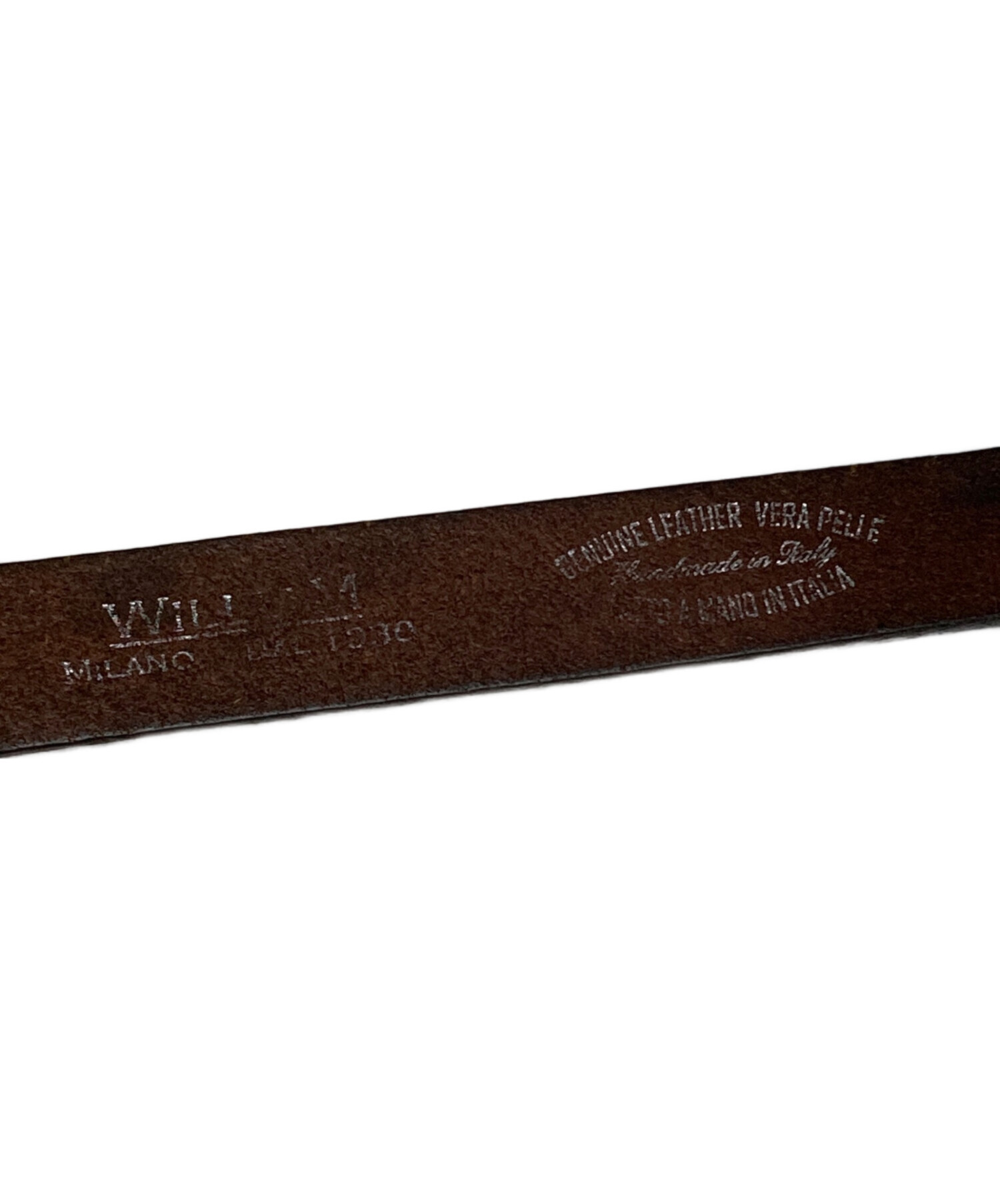 中古・古着通販】WILLIAM (ウィリアム) ウエスタンベルト ブラウン