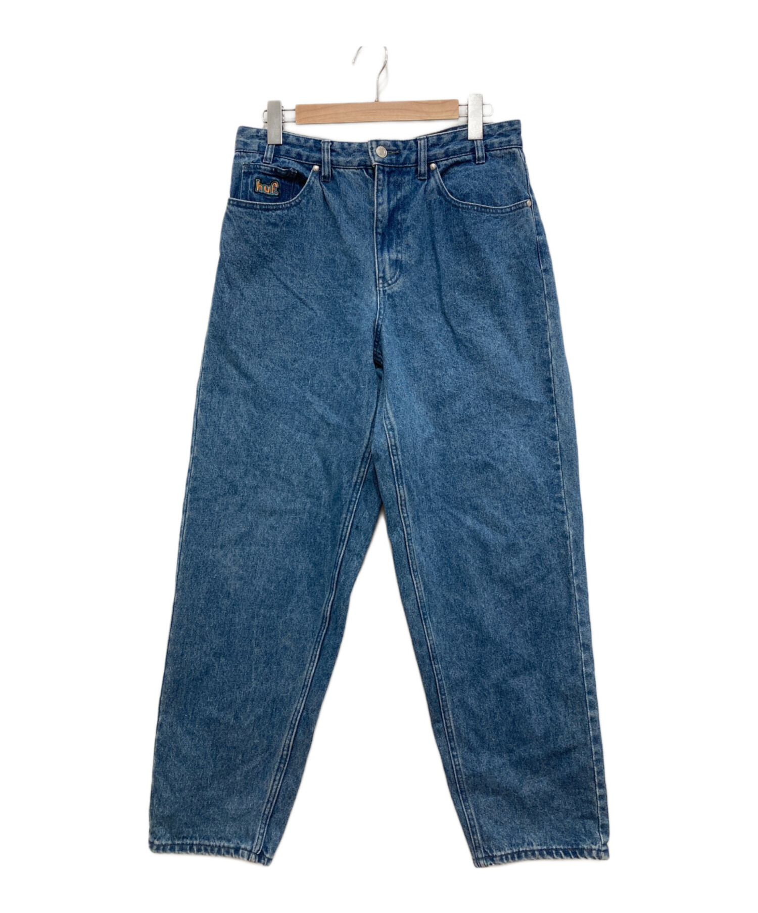 中古・古着通販】HUF (ハフ) バギーデニムパンツ インディゴ サイズ 