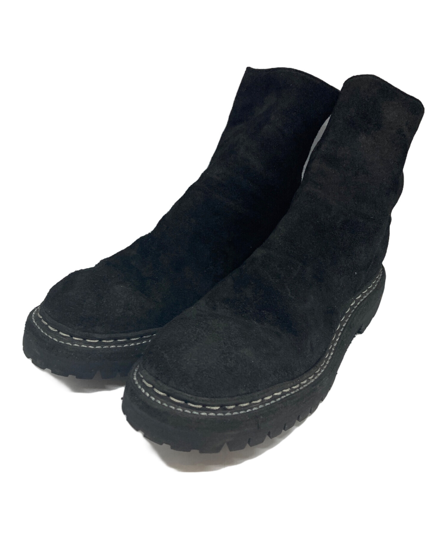 中古・古着通販】GUIDI (グイディ) 796V-N HORSE REVERSE ブラック 