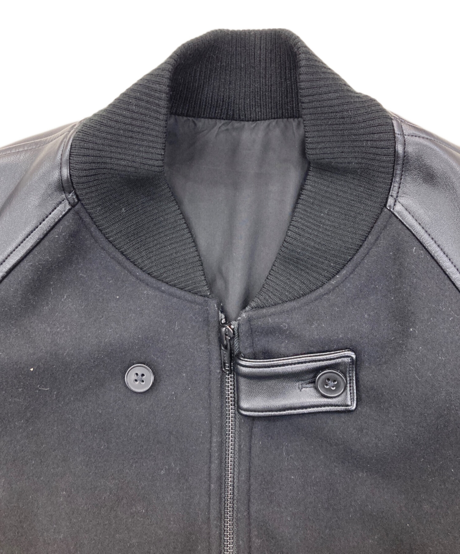 中古・古着通販】Y-3 (ワイスリー) CLASSIC VARSITY JACKET/Fレザー