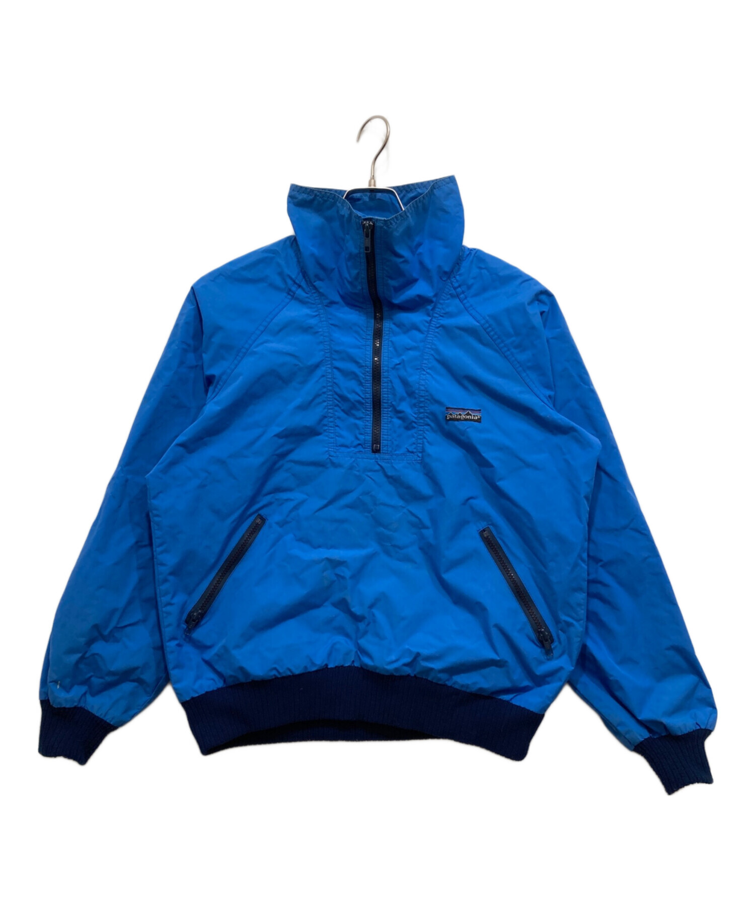 91年製 patagonia パッカブルナイロンアノラックジャケット ブルー 中古・古着通販】Patagonia (パタゴニア) 80's ナイロンアノラックプル