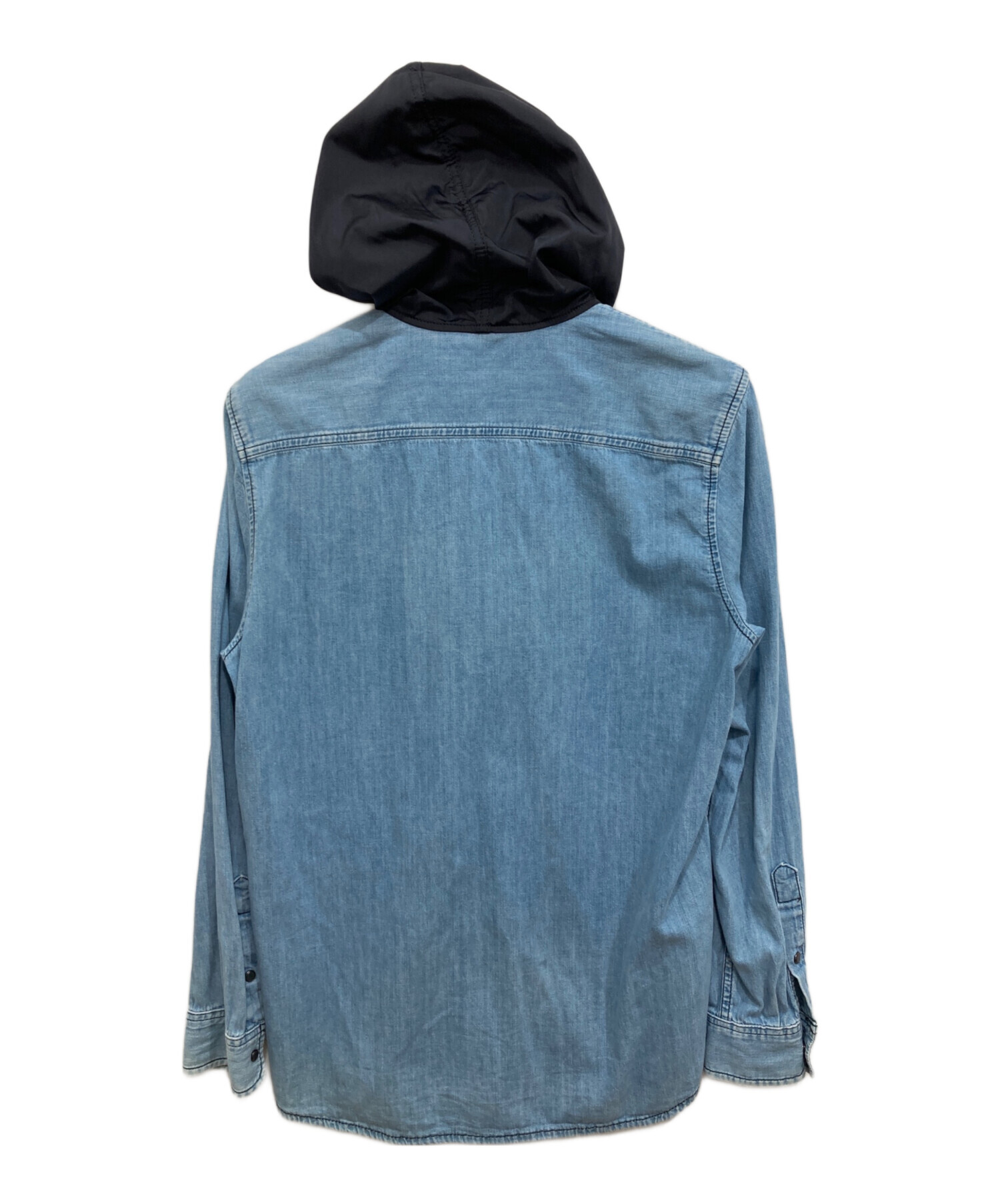 中古・古着通販】DIESEL (ディーゼル) パーカー スカイブルー サイズ