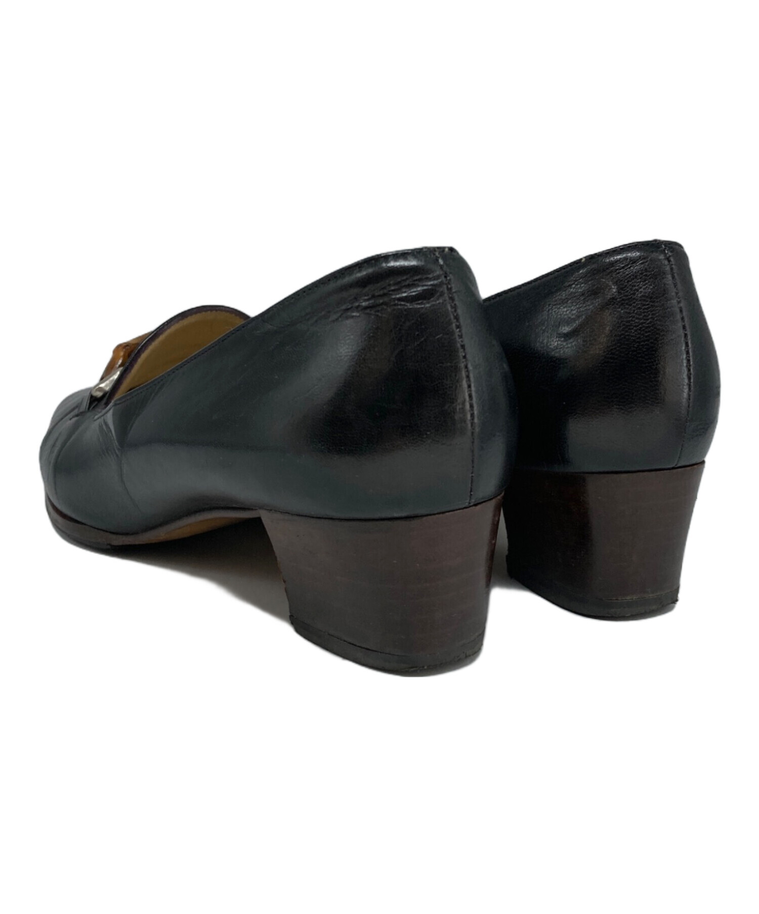 中古・古着通販】GUCCI (グッチ) 90'sバンブービットローファー