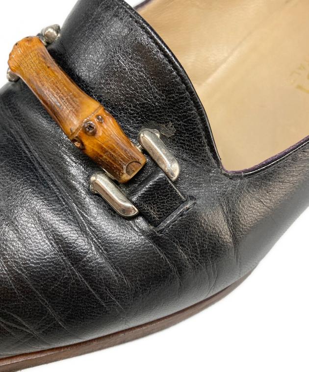 中古・古着通販】GUCCI (グッチ) 90'sバンブービットローファー