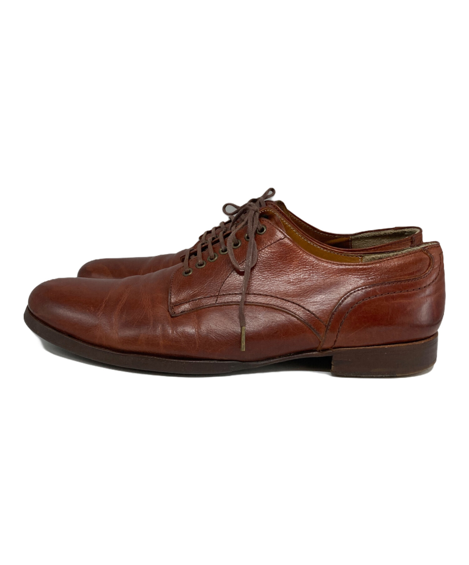 中古・古着通販】chausser (ショセ) プレーントゥシューズ ブラウン 