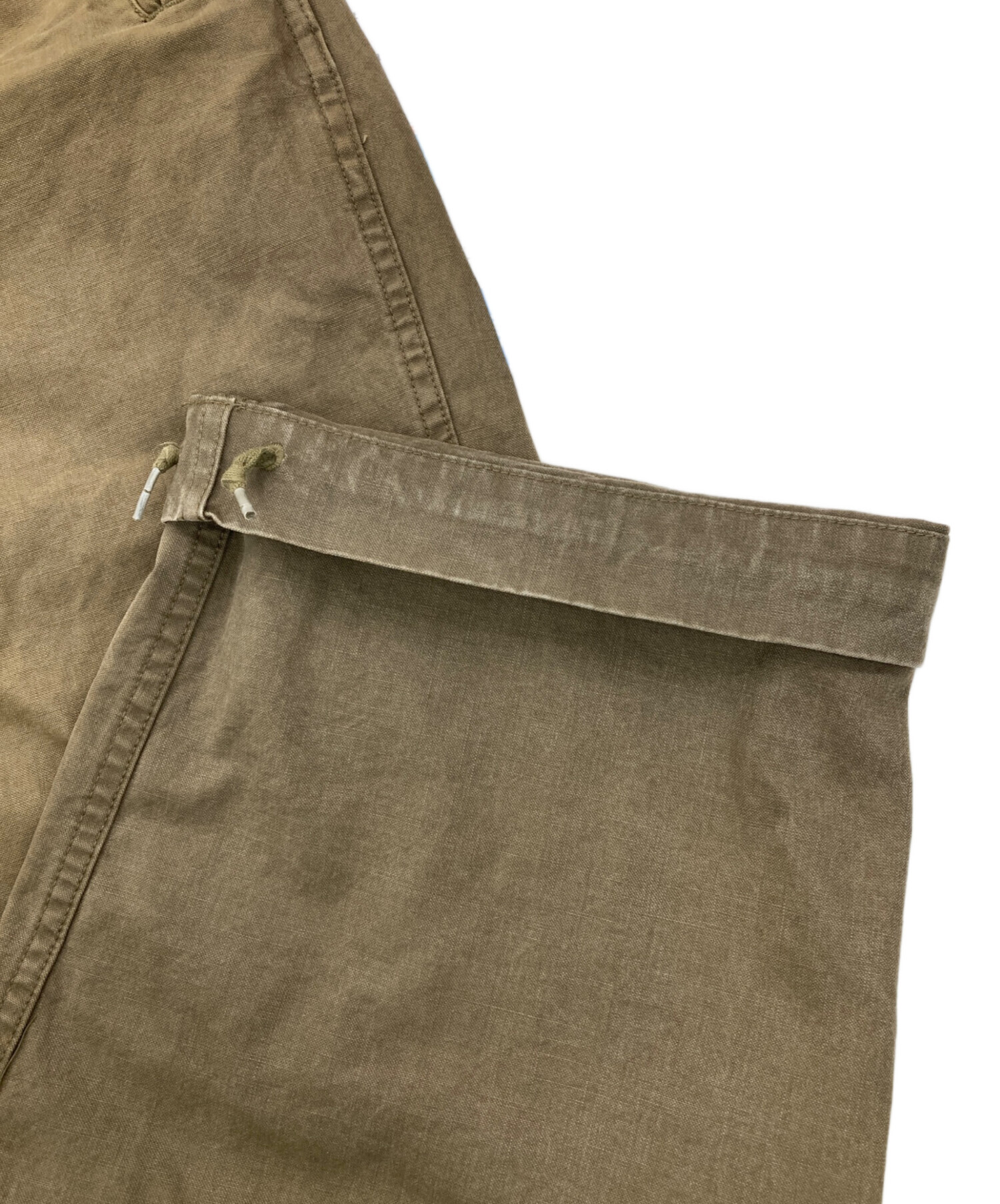OUTIL ウティ PANTALON LIMOGES 染め加工 3 中古・古着通販】OUTIL (ウティ) pantalon limoges ベージュ サイズ:3