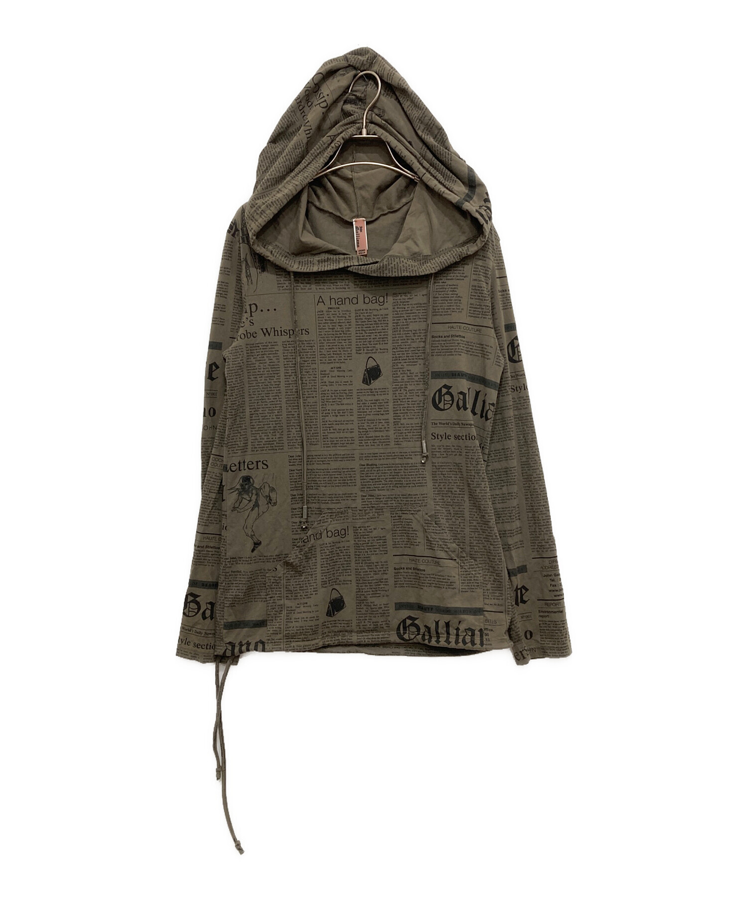 中古・古着通販】JOHN GALLIANO (ジョンガリアーノ) ニュースペーパー