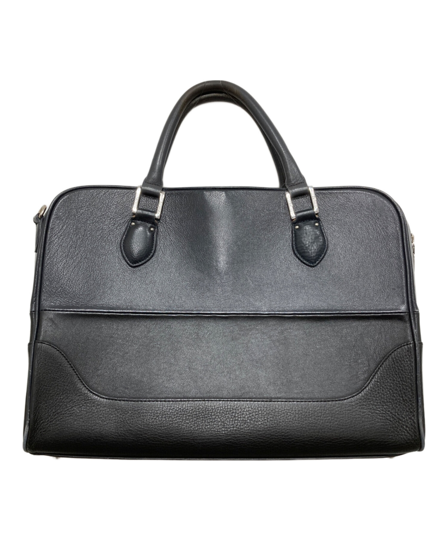 超美品 PELLE MORBIDA ペッレモルビダ 鞄 ビジネスバッグ ネイビ- 中古・古着通販】PELLE MORBIDA (ペッレモルビダ) ビジネスバッグ