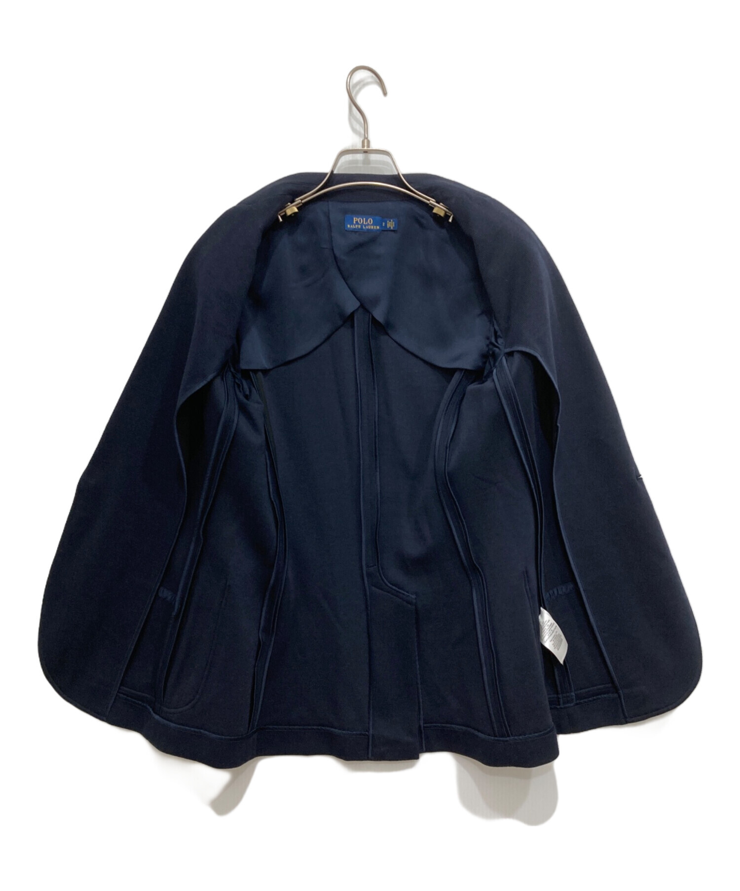 ローレンラルフローレン　近年　コットンブレンドブレザー　　ロゴ金具　ネイビー 中古・古着通販】POLO RALPH LAUREN (ポロ・ラルフローレン) ロゴ刺繍