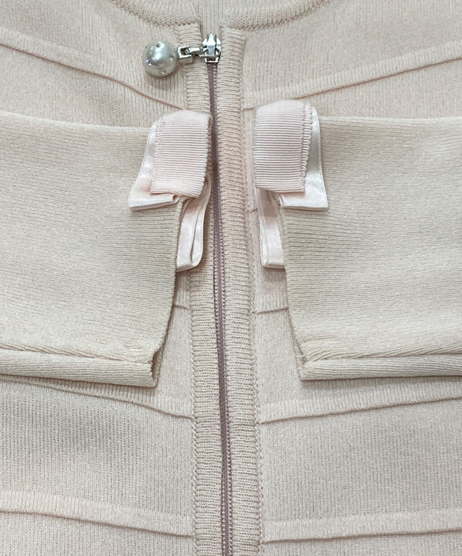 ルネ トップス  【Bランク】【中古】 中古・古着通販】Rene (ルネ) ダブルジップニットワンピース ピンク