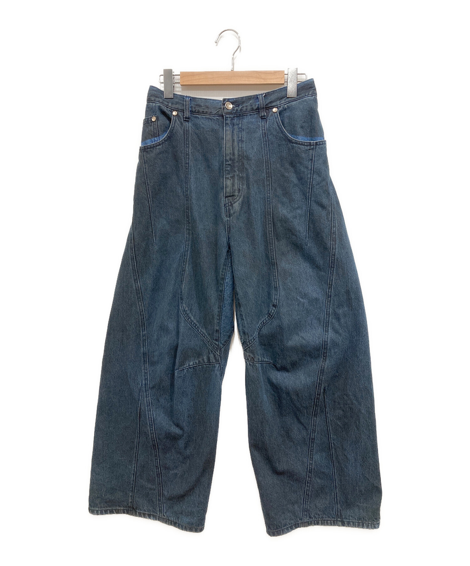 メゾンスペシャル カッティングワイドデニムパンツ 中古・古着通販】MAISON SPECIAL (メゾンスペシャル) Three