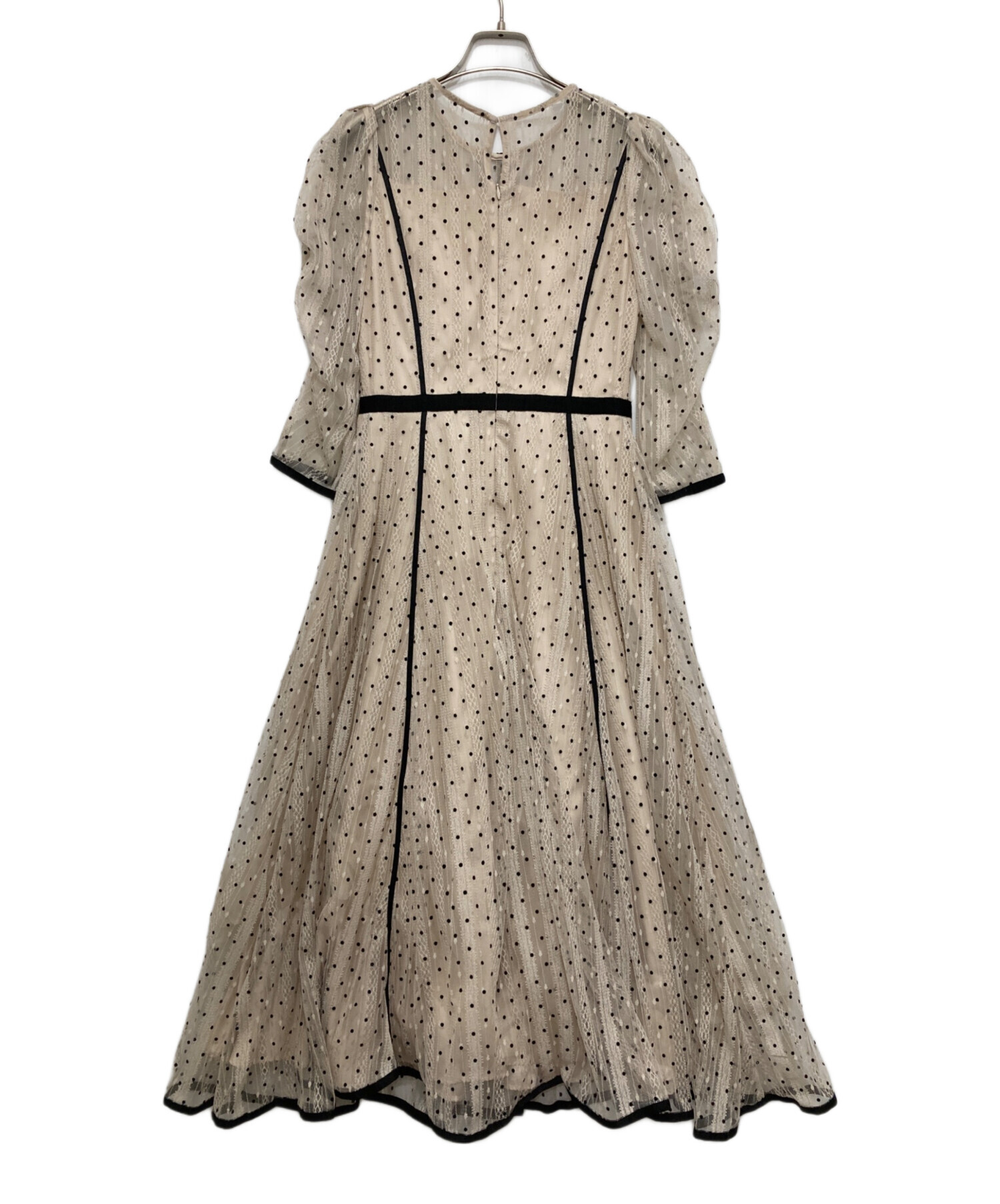 【出品4/23まで】一度のみ使用セルフォード バリエーションレースドレス ドット 中古・古着通販】CELFORD (セルフォード) バリエーションレースドレス