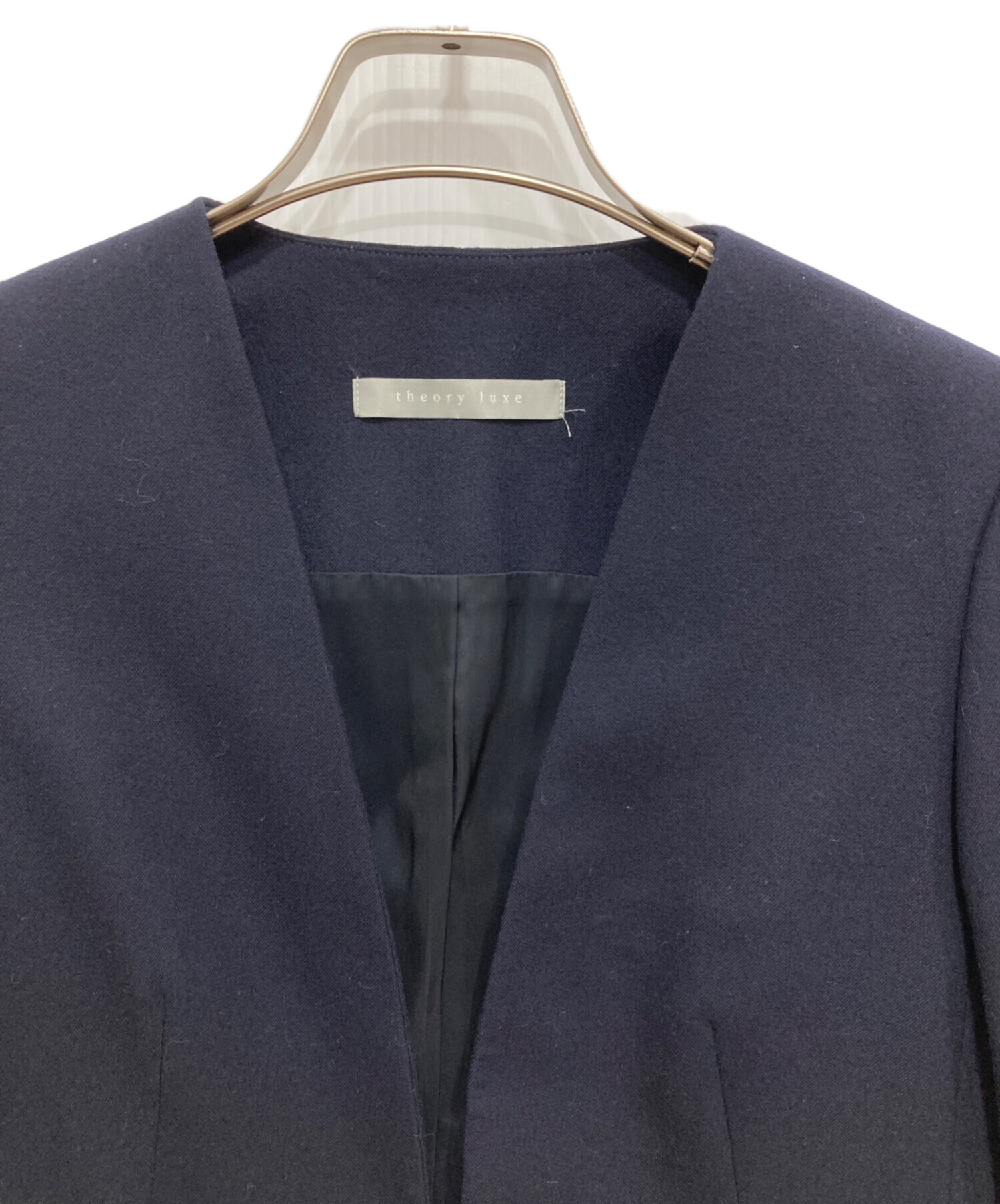 中古・古着通販】theory luxe (セオリーリュクス) ノーカラー