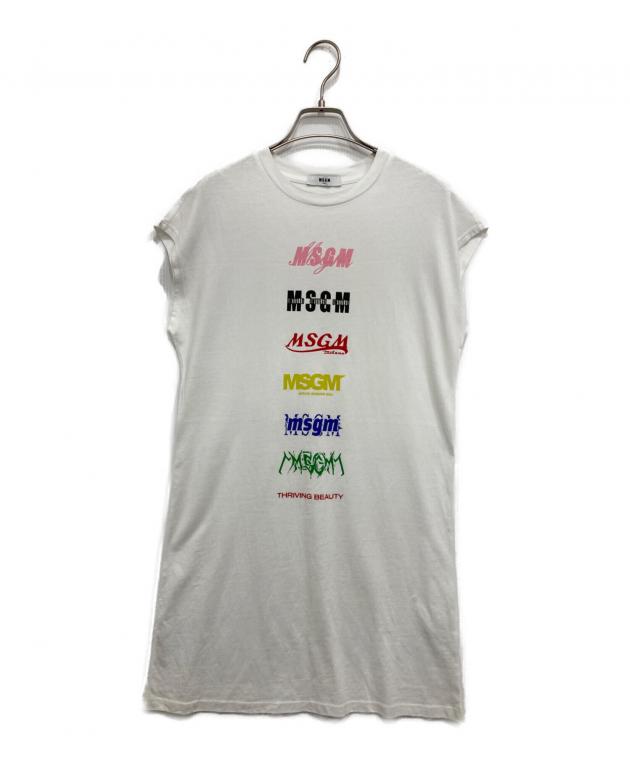 中古・古着通販】MSGM (エムエスジーエム) ノースリーブワンピース 