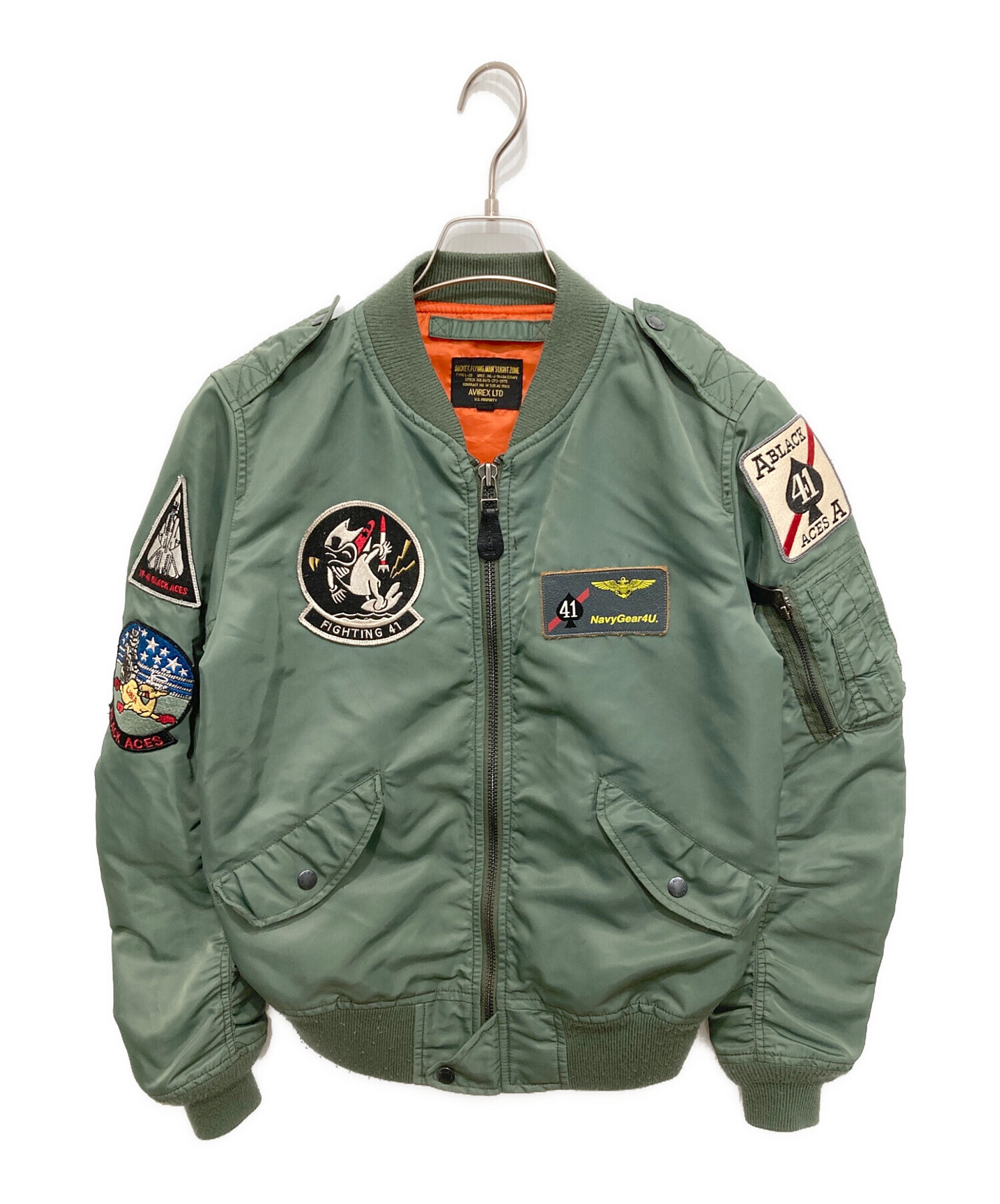 中古・古着通販】AVIREX (アヴィレックス) L-2Bワッペンフライト