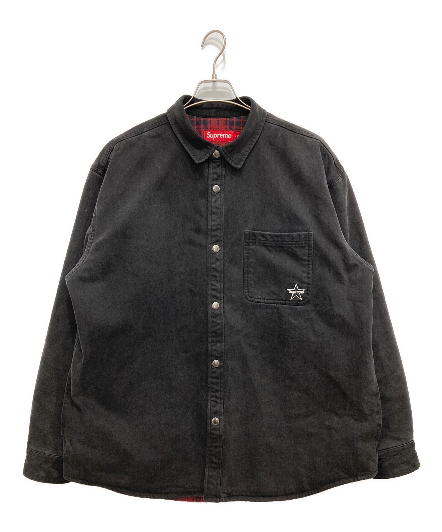 supreme出品 中古・古着通販】Supreme (シュプリーム) Quilted Lined Denim Snap