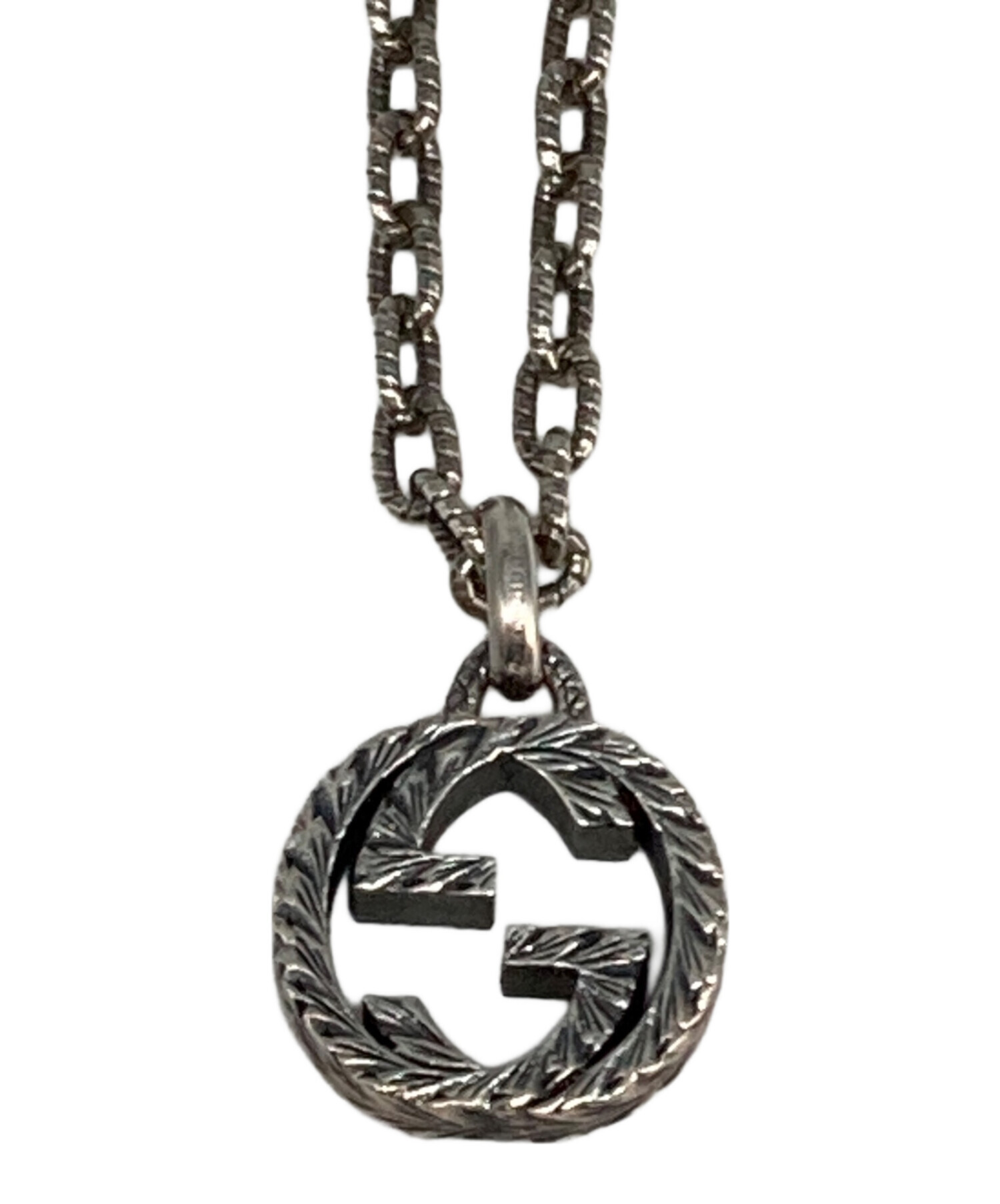 中古・古着通販】GUCCI (グッチ) インターロッキングGネックレス 中古・古着通販】GUCCI (グッチ) インターロッキングGネックレス