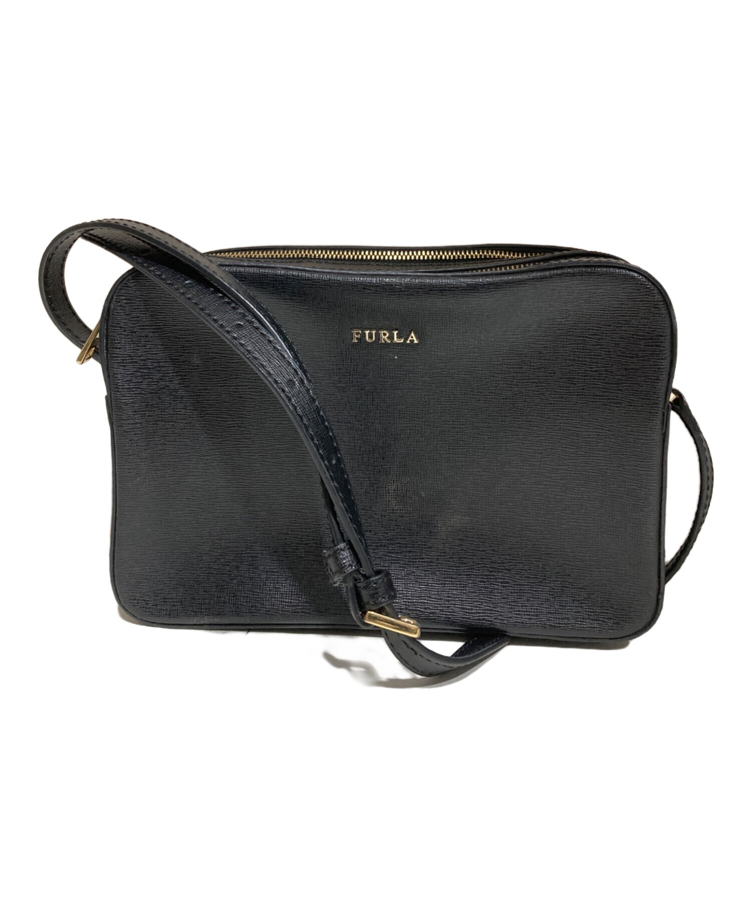 中古・古着通販】FURLA (フルラ) ショルダーバッグ ブラック｜ブランド